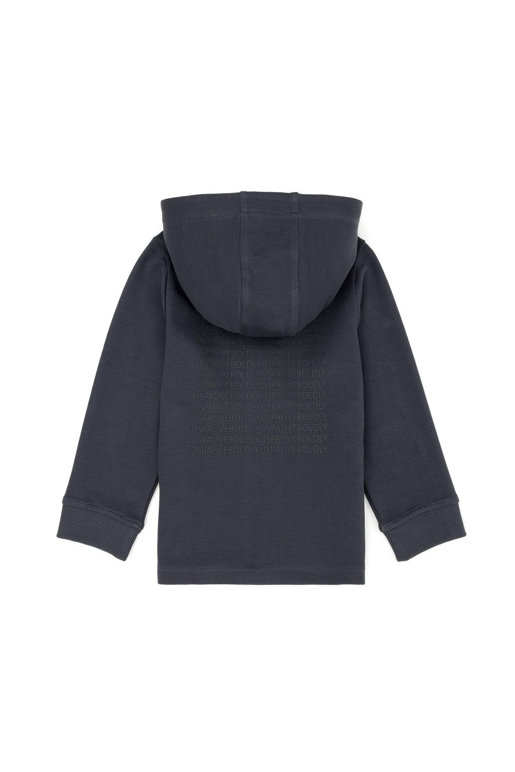 U. S. Polo Assn Толстовка с капюшоном антрацитового цвета для мальчика - U.s. polo assn фото 2