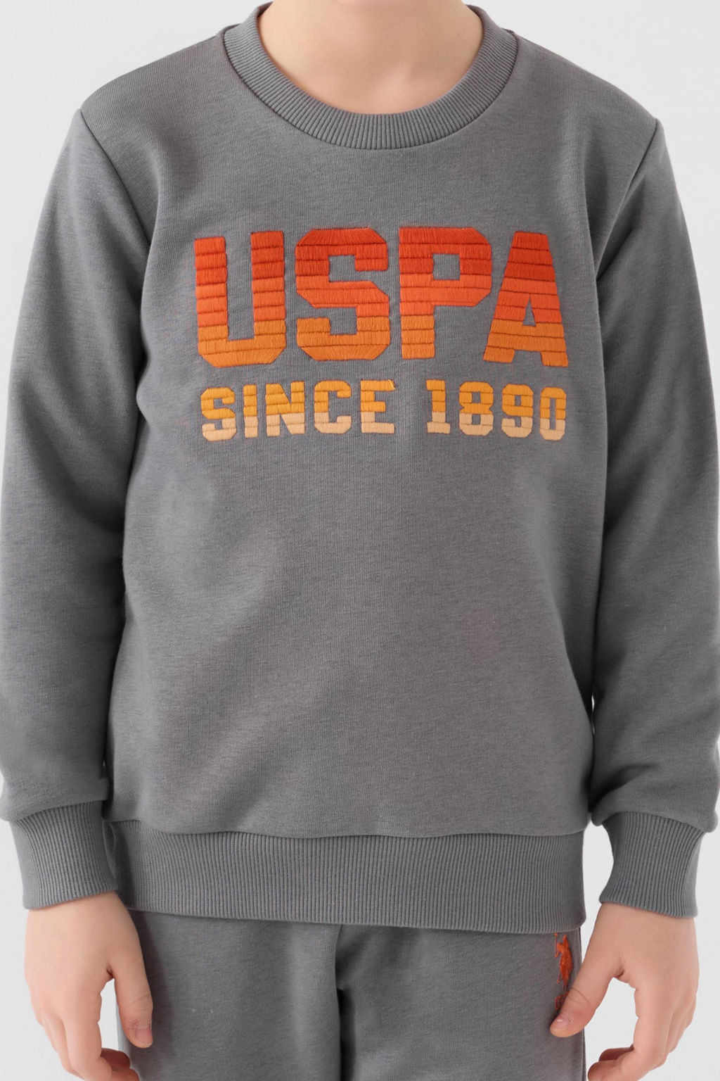 Erkek _ocuk Koyu Gri Pijama Tak_m_