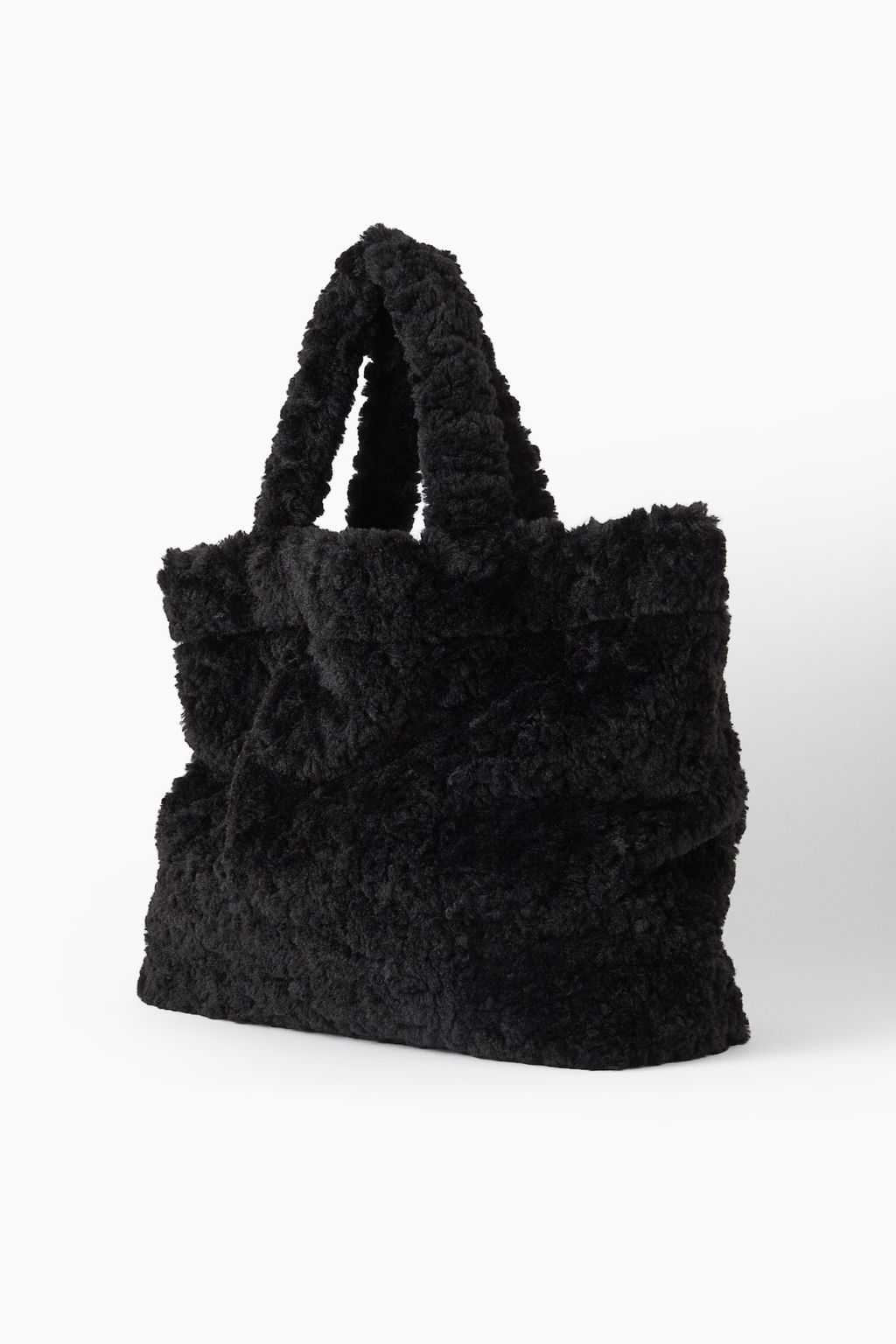 Bolsa shopper grande en borreguito - H&m фото 5