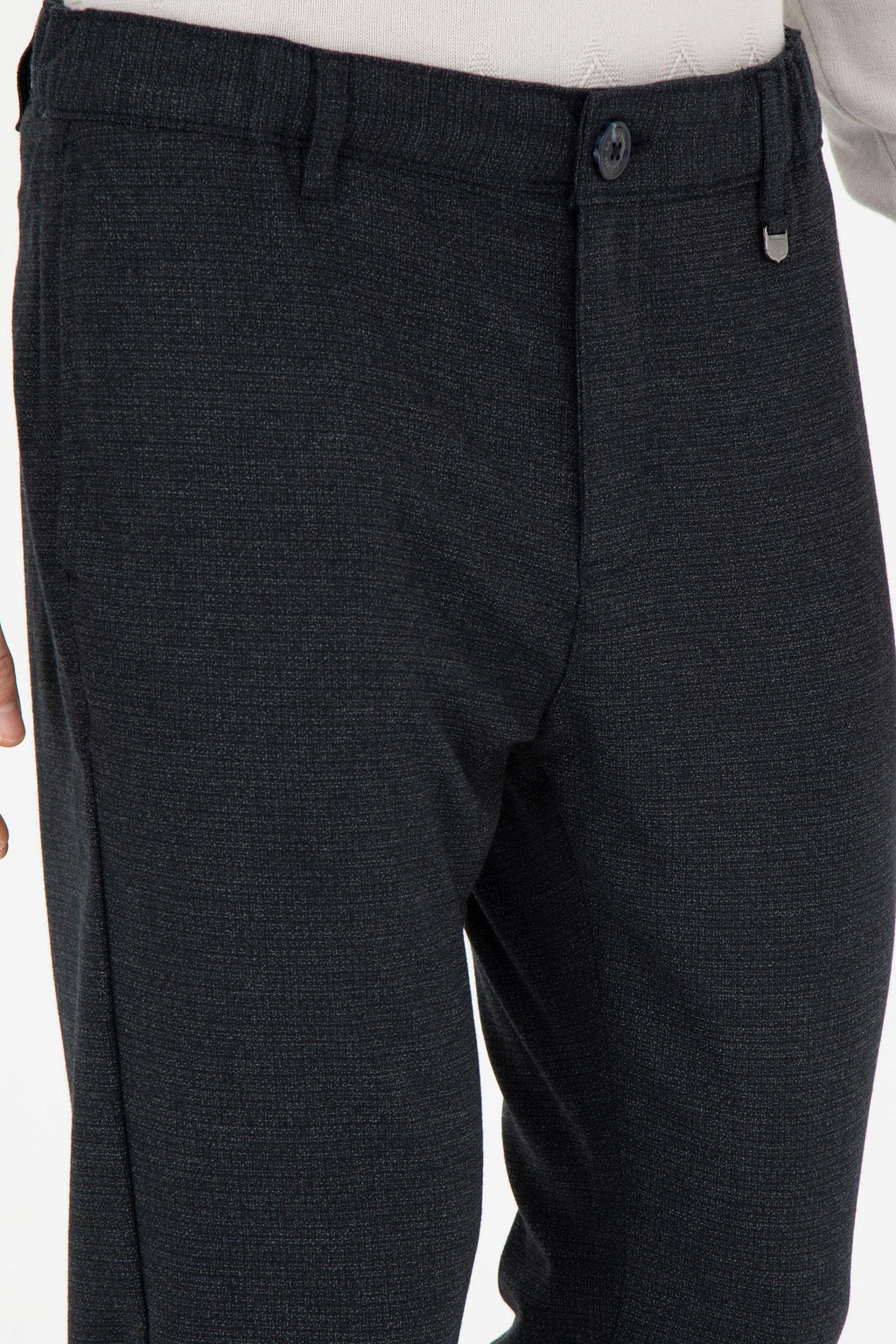 Erkek Jogger Fit Antrasit Kanvas Pantolon