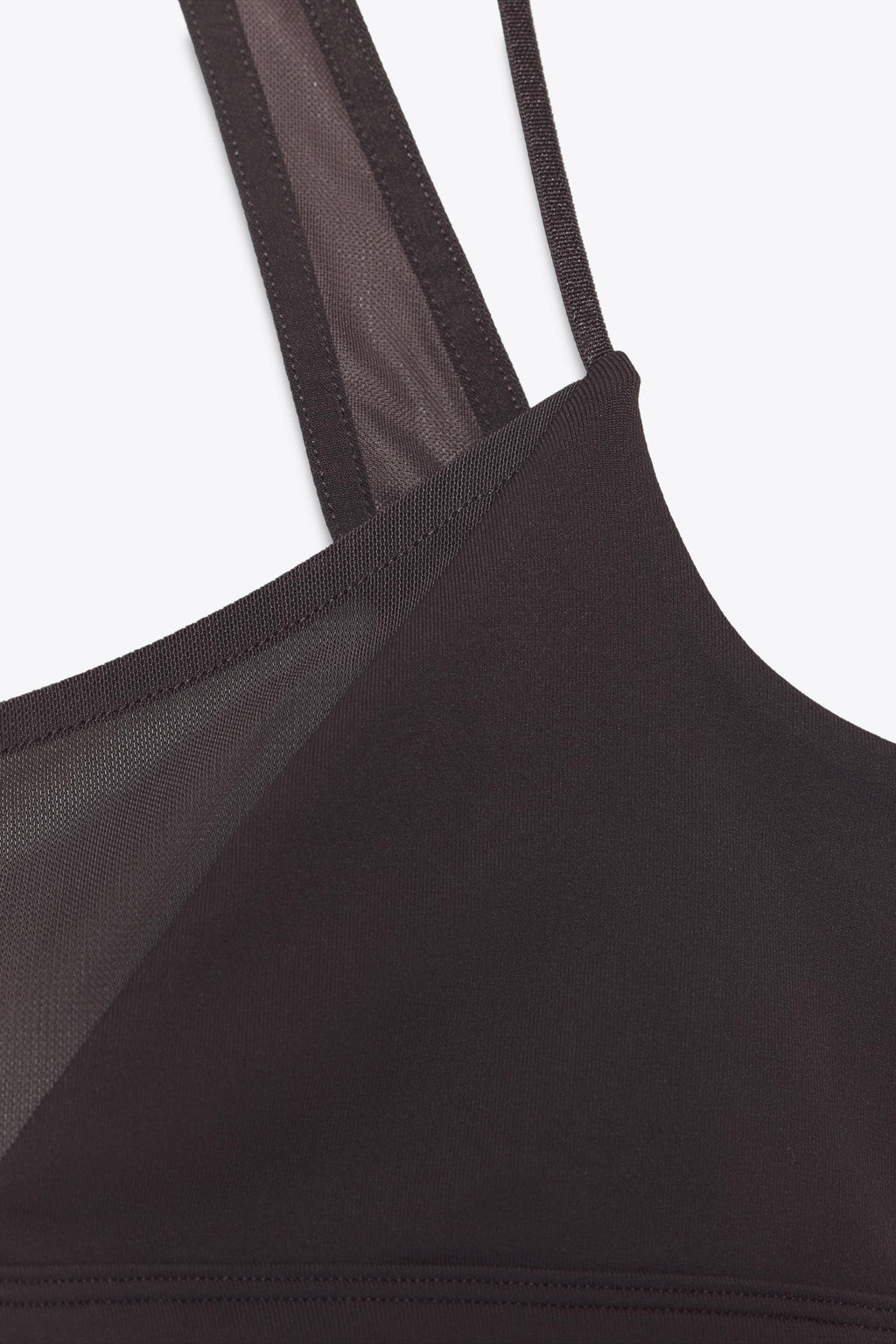 SEAMLESS COMBINED TULLE TOP - Zara фото 8