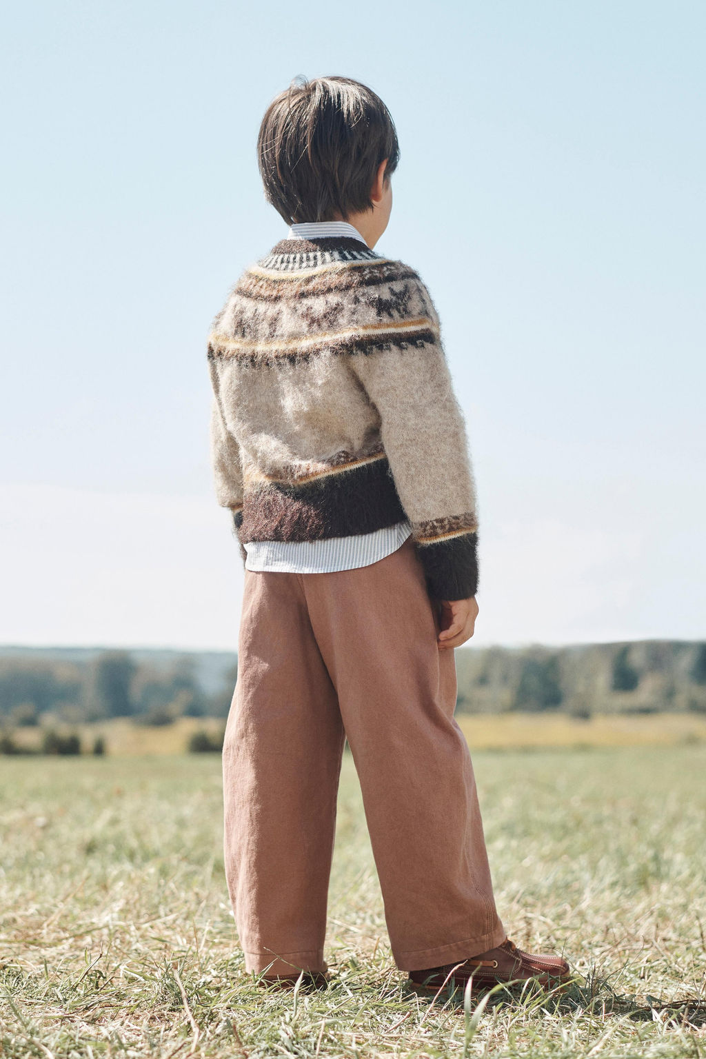 LIMITED EDITION CHINO TROUSERS WITH TOPSTITCHING - Zara фото 3