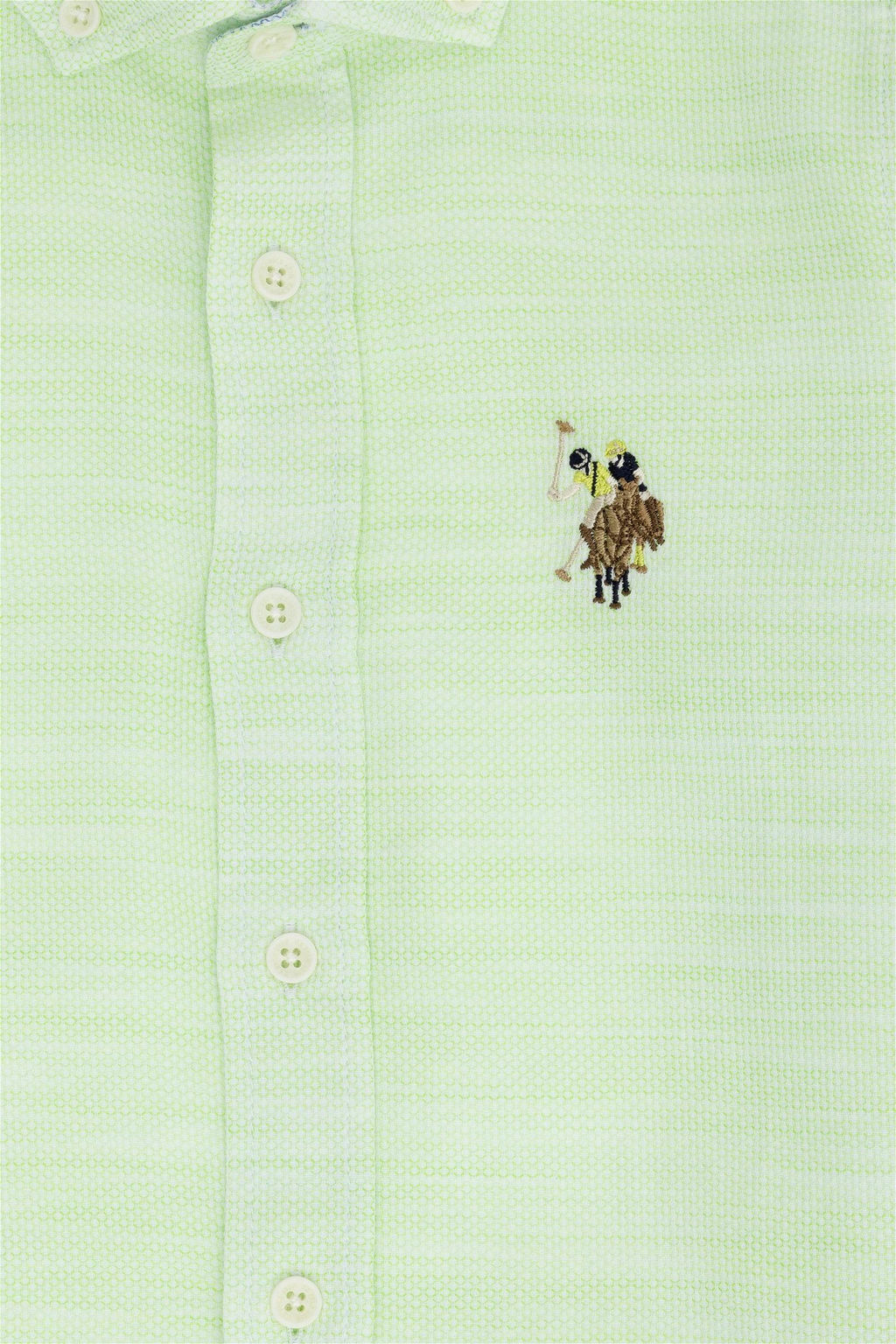 U. S. Polo Assn Неоново-желтая рубашка с длинным рукавом для мальчика - U.s. polo assn фото 8