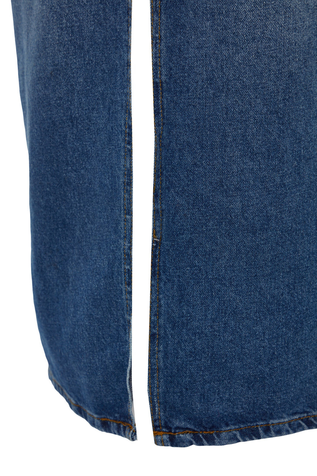 TRENDYOLMILLA Mavi More Sustainable Y?rtmacl? Maxi Denim Etek TWOAW24ET00058  фото 12