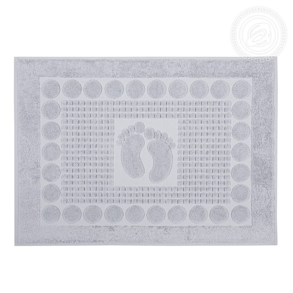 Полотенце махровое "Ножки" (серый) 50*70/1 шт. - 50*70 Махровые полотенца "Арт Дизайн" (Узбекистан)