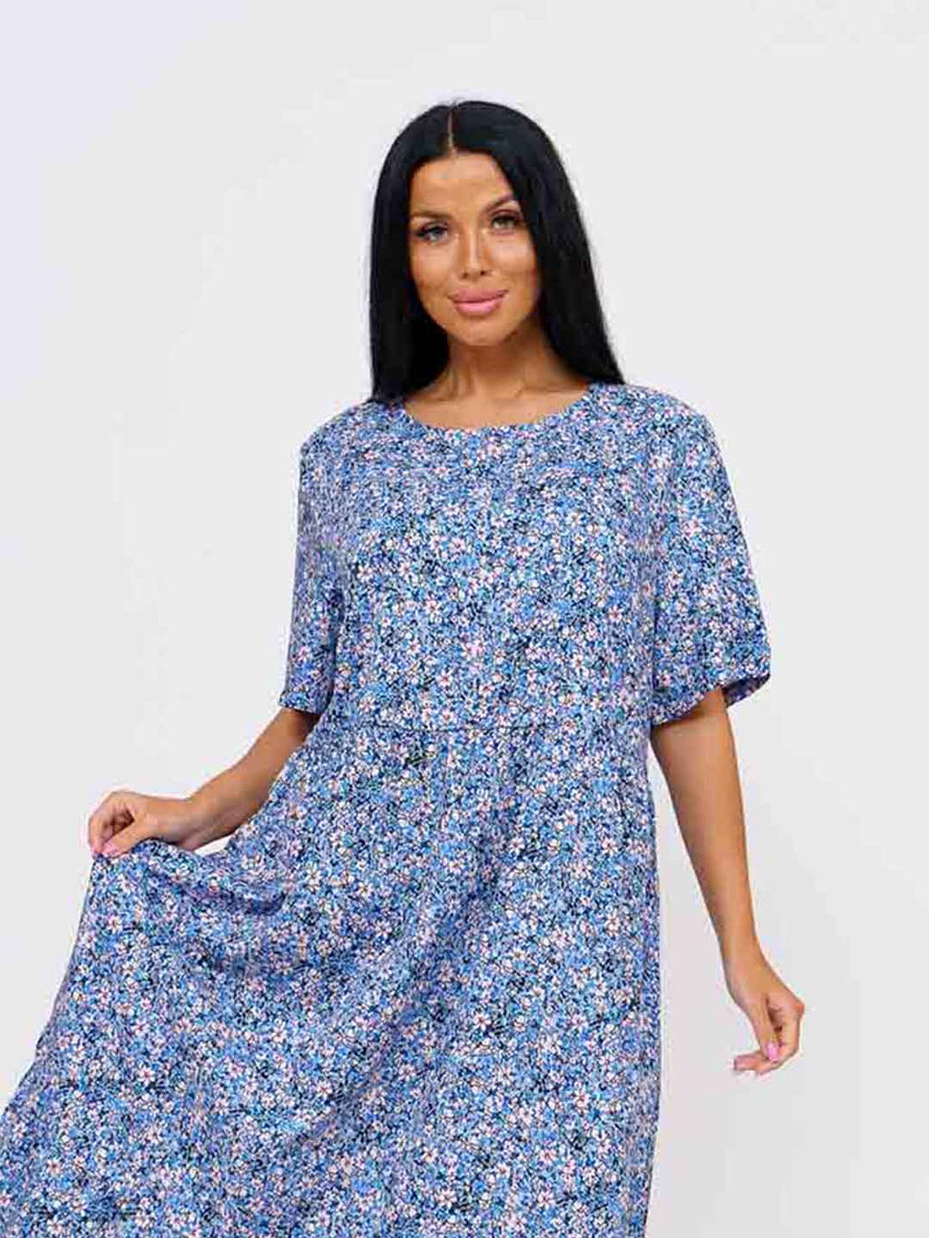 Платье женское, цвет голубой