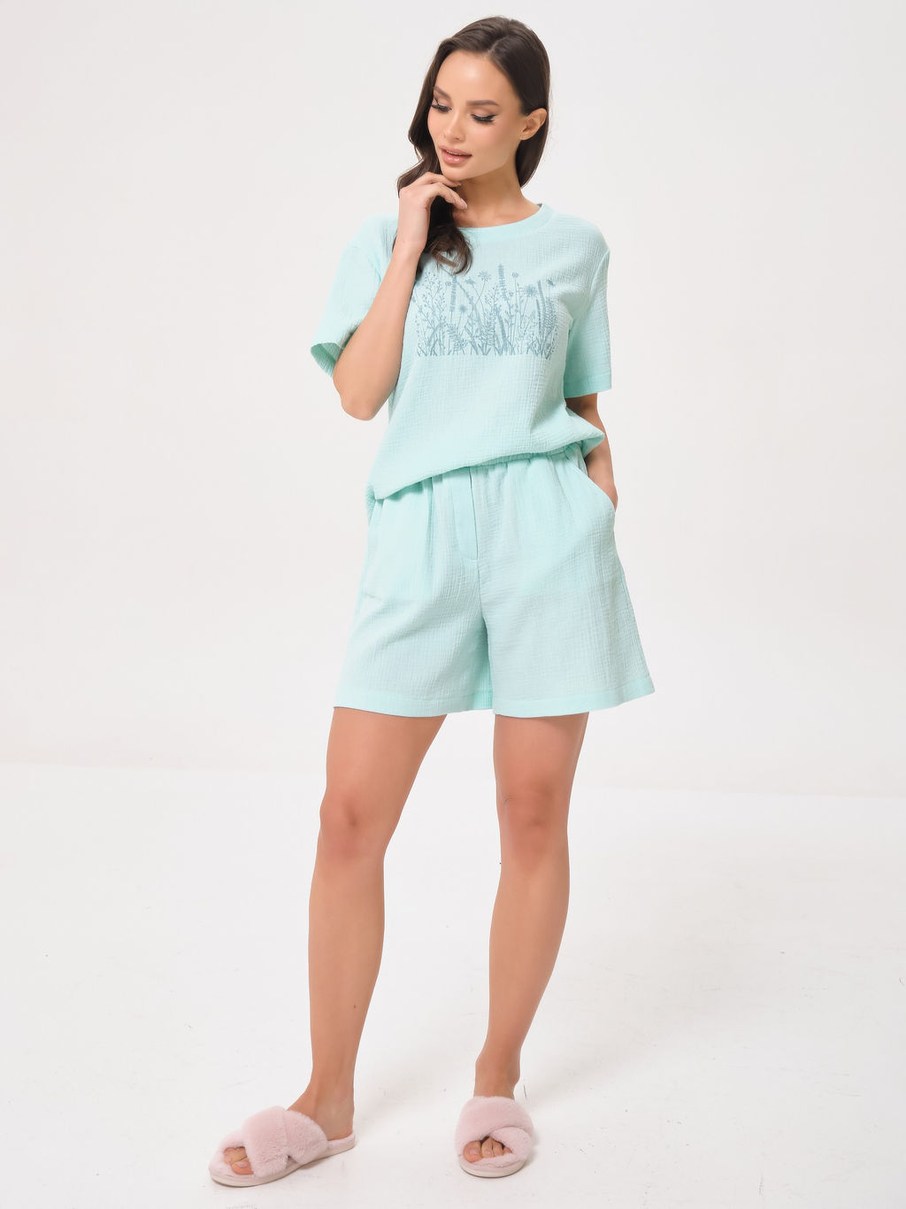 Шорты из муслина