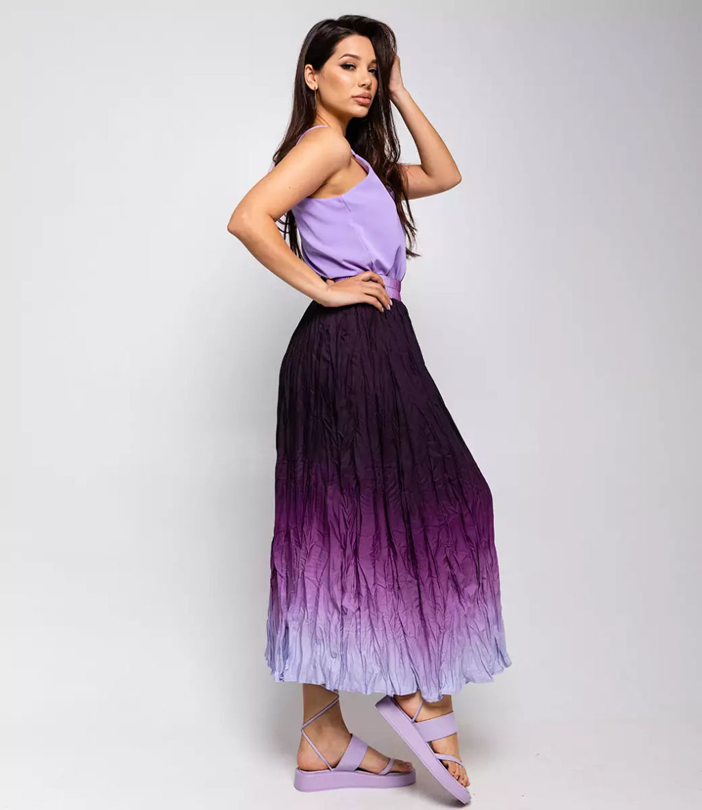 Юбка #КТ6080, фиолетовый