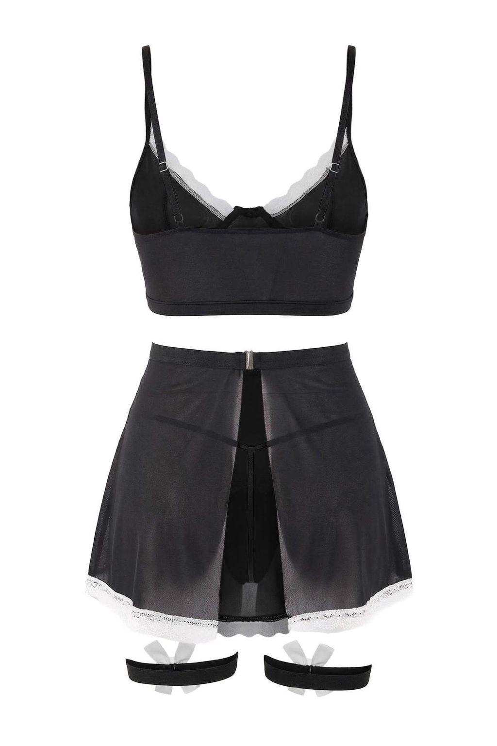 Siyah Dantel Detayl? Kaps?z Fantezi Ic Camas?r? Tak?m? THMSS26CC00017 - Trendyolmilla фото 3