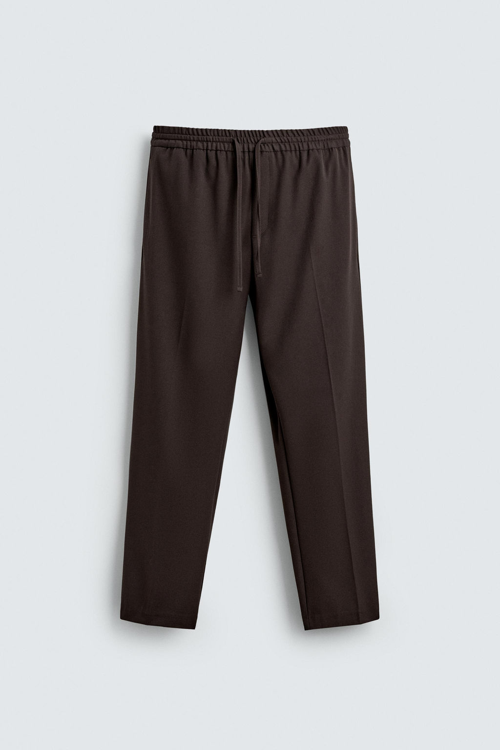 PANTAL?N CINTURA JOGGER CONFORT / Chocolate - Zara фото 7