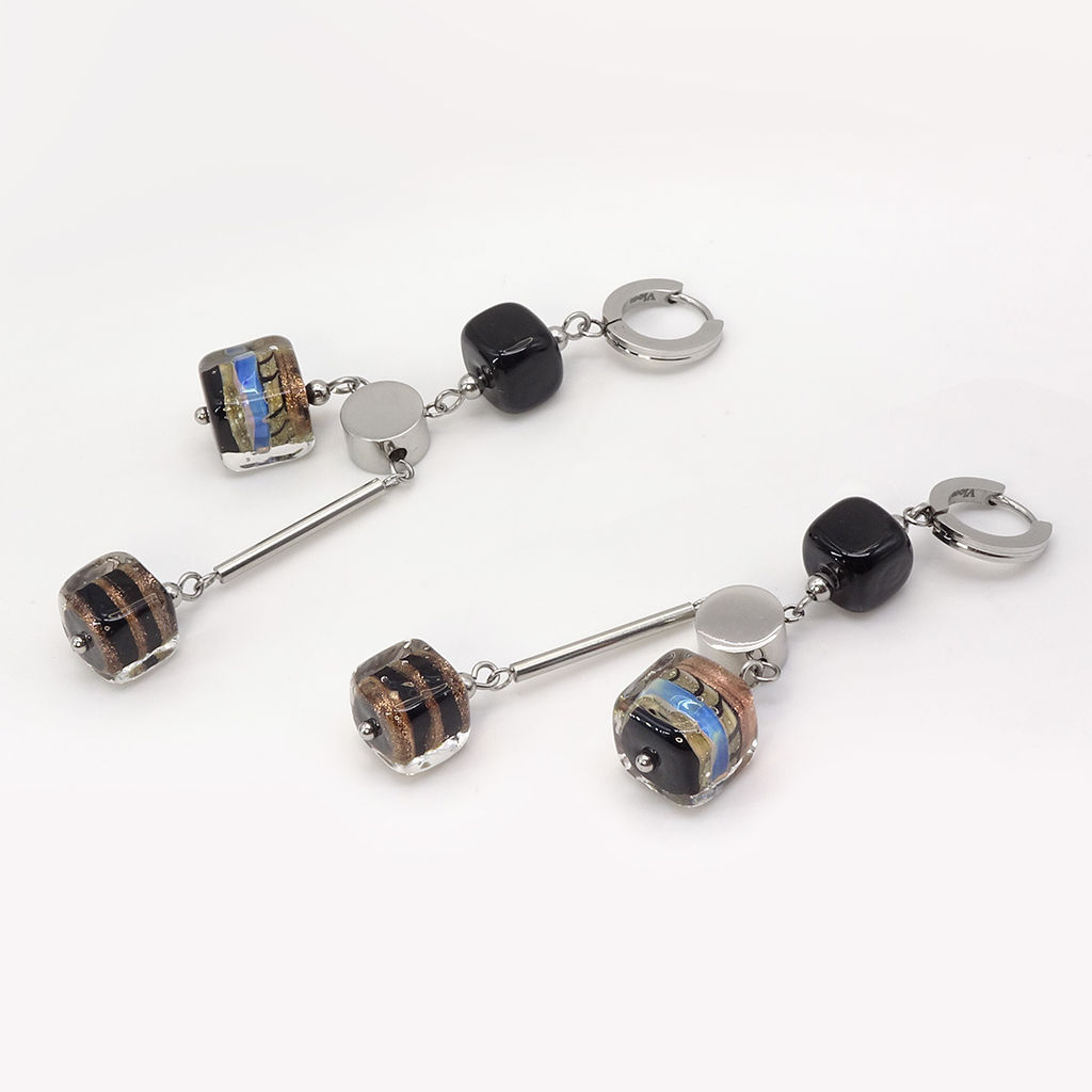 Серьги из муранского стекла MILLENIUM LC3426