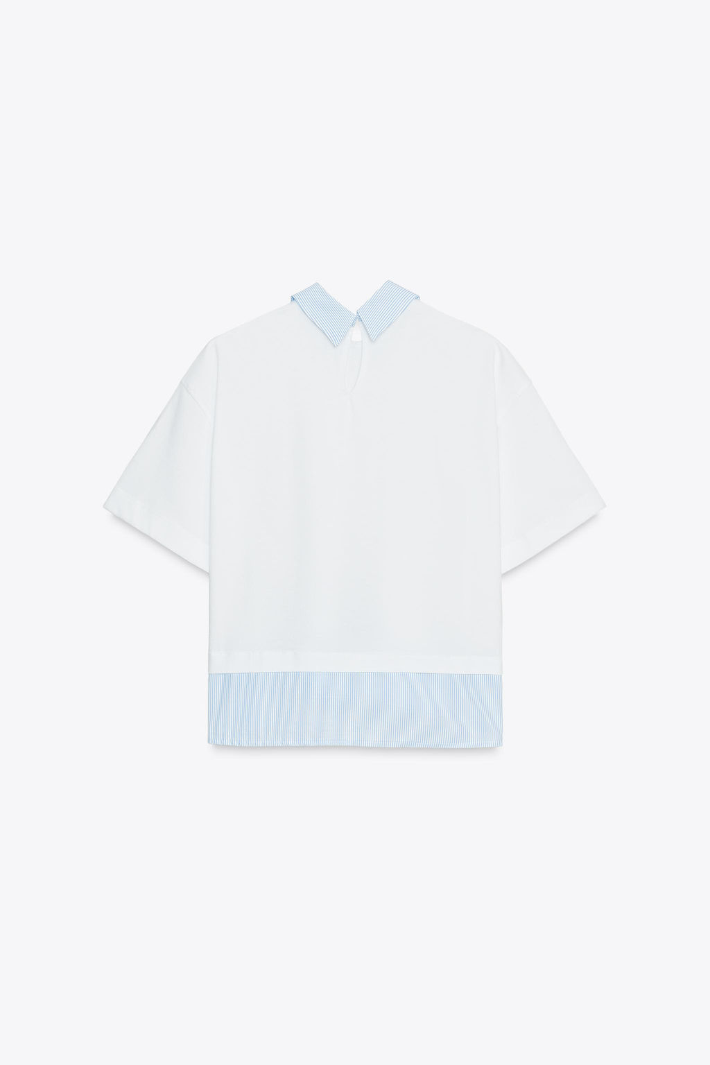 STRIPED COMBINED T-SHIRT - Zara фото 11