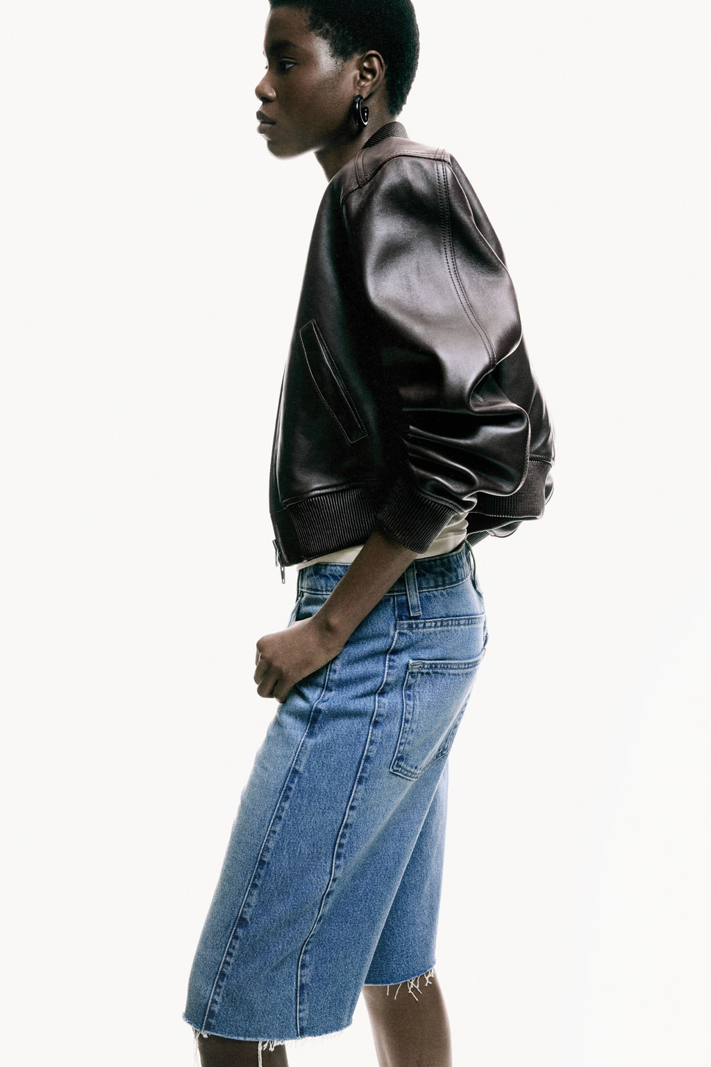 Bermudas en denim - H&m фото 4