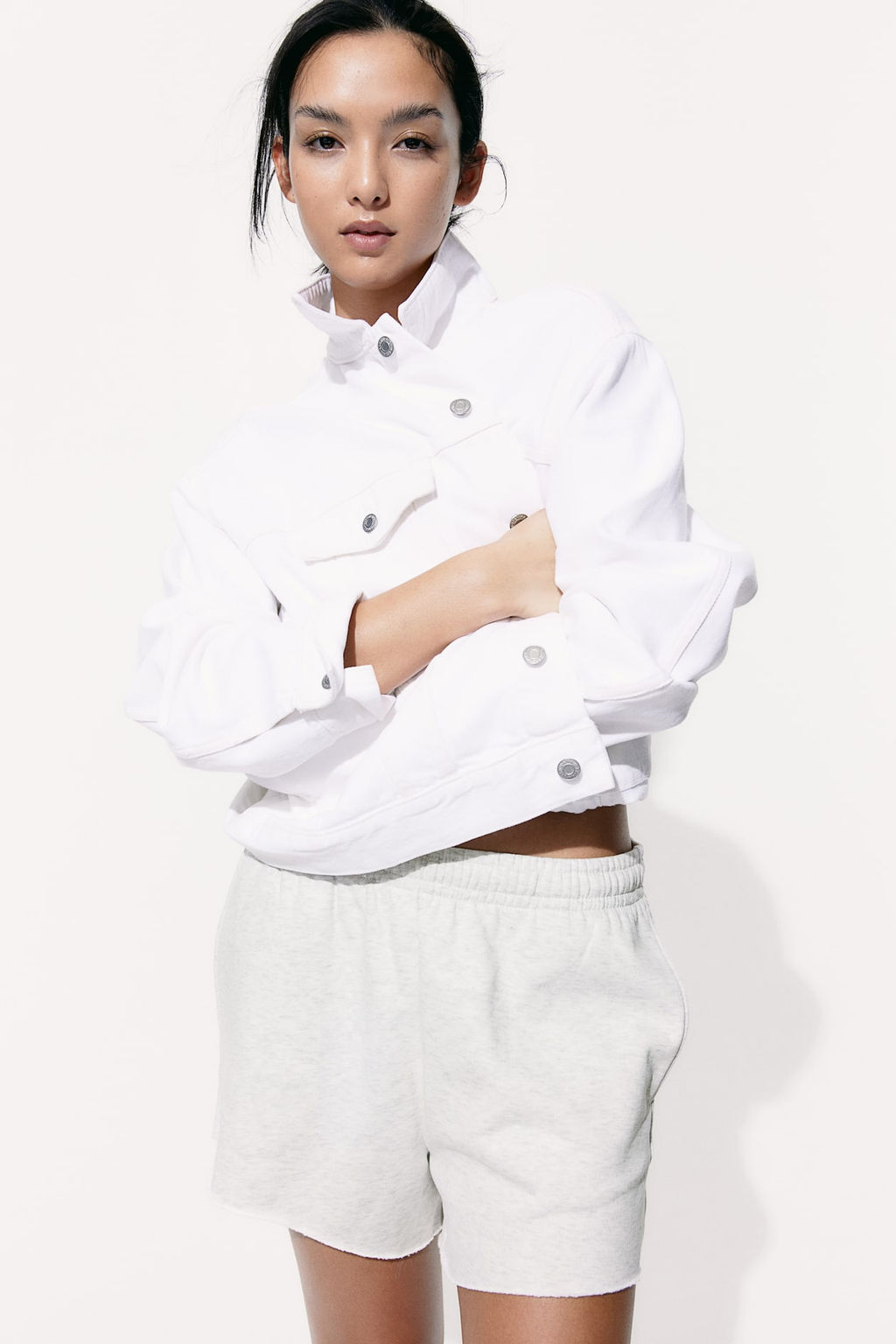 Pantalon corto en sudadera - H&m фото 2