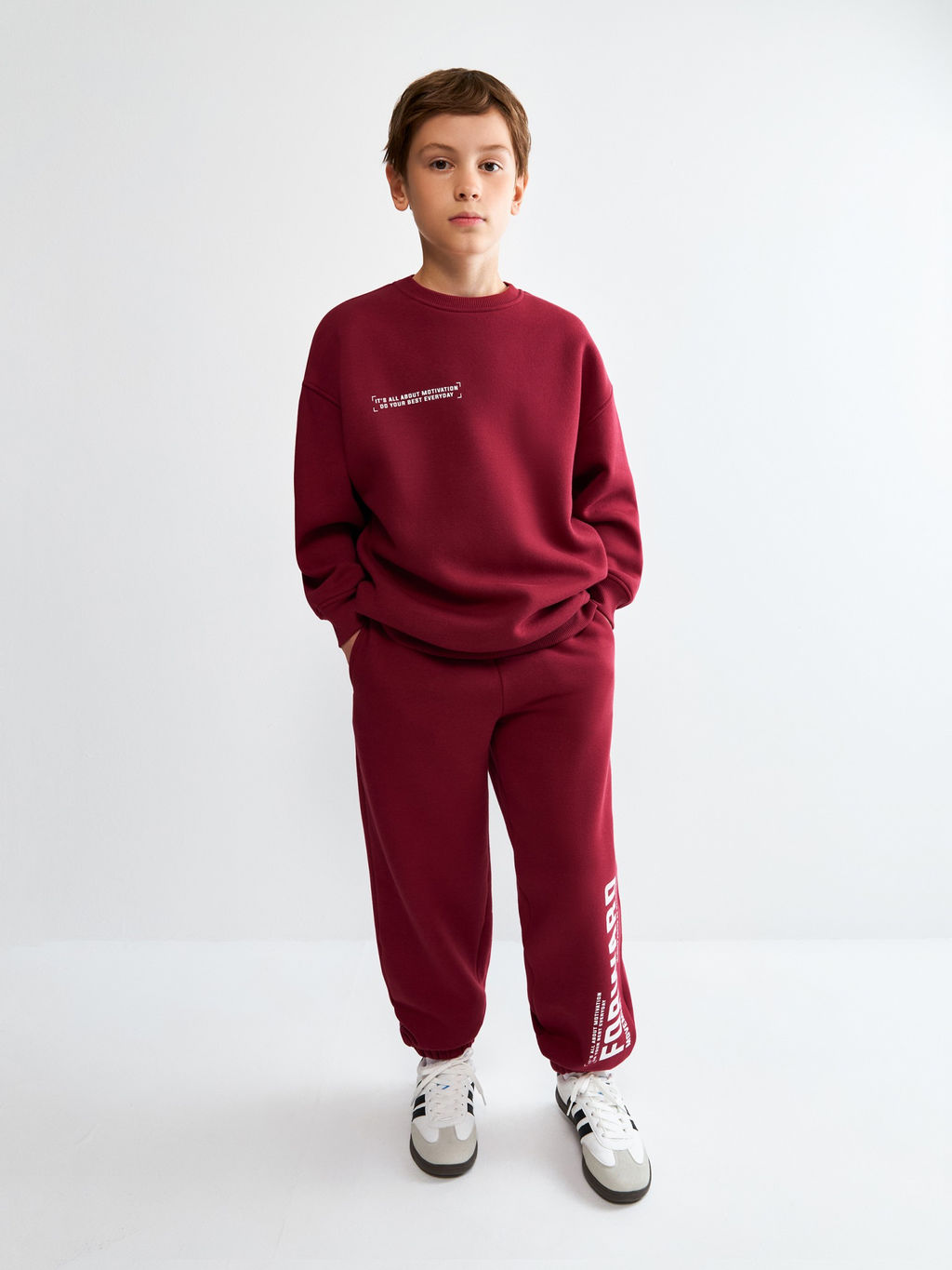 ACOOLA / Брюки детские для мальчиков Rome_pt темно-вишневый  фото 4