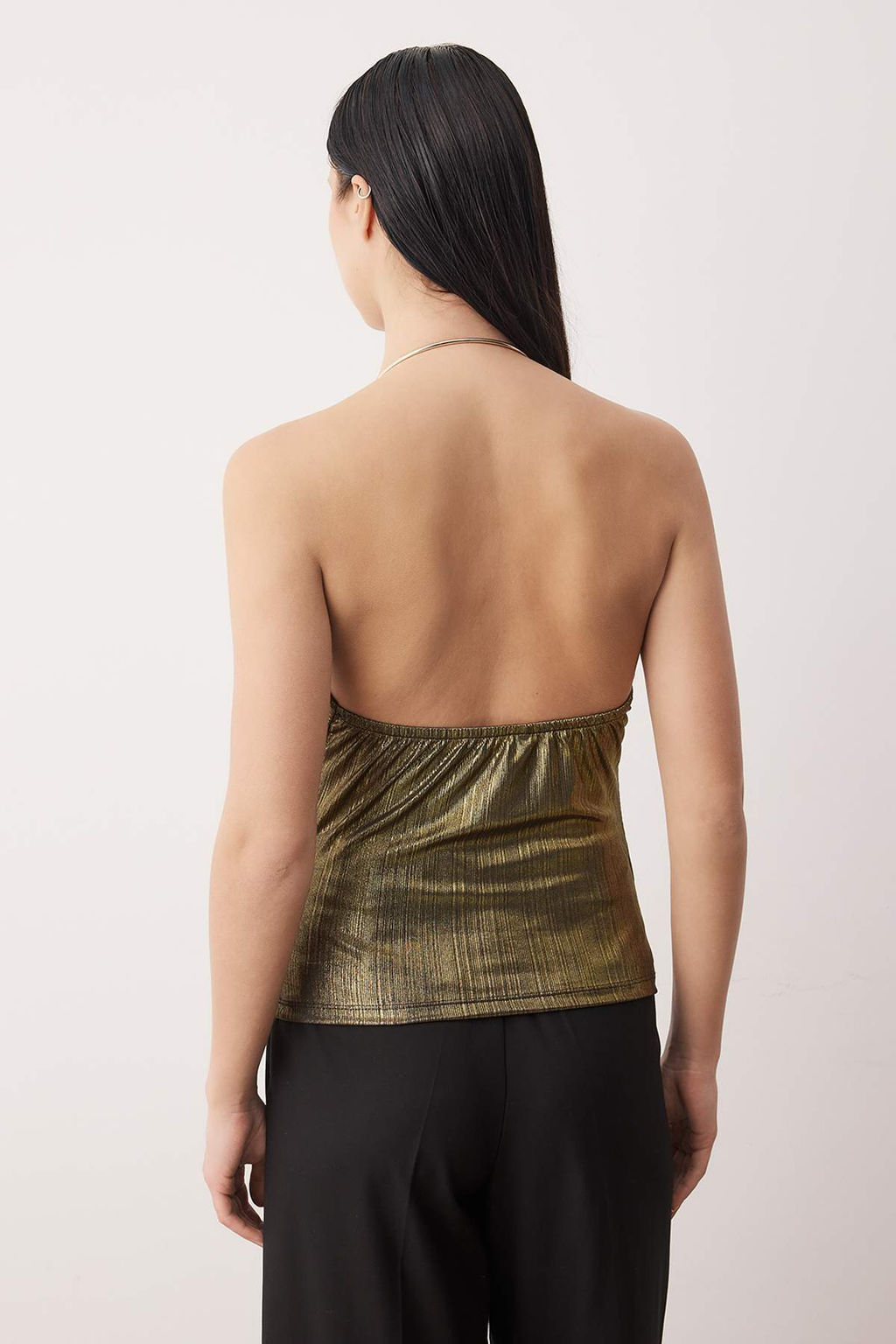 Taba Aksesuar Detayl? Degaje Yaka Orme Party Bluz TPRAW26BZ00062 - Trendyolmilla фото 4