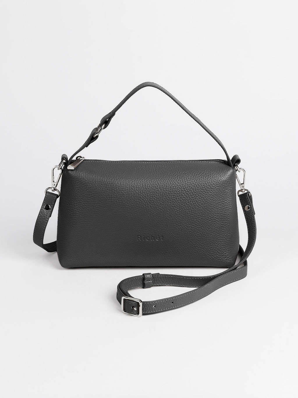 Женская кожаная сумка Richet 3239LN 376 Черный