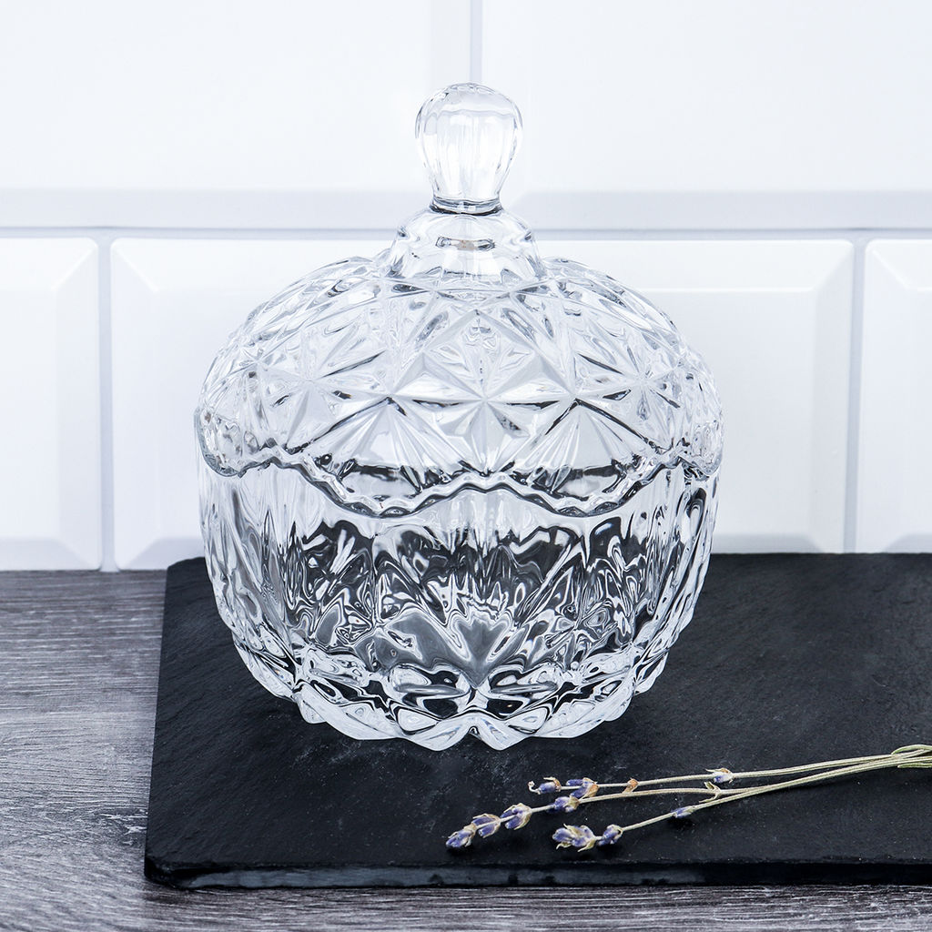 Сахарница 280 мл боченок резная / A-552 /уп 48/ - Галеонтрейд фото 2