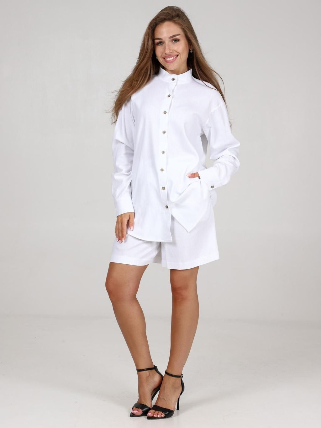 IV-CAPRIZ Мэнола - шорты женские (Лен 50%; Вискоза 50%)  фото 3