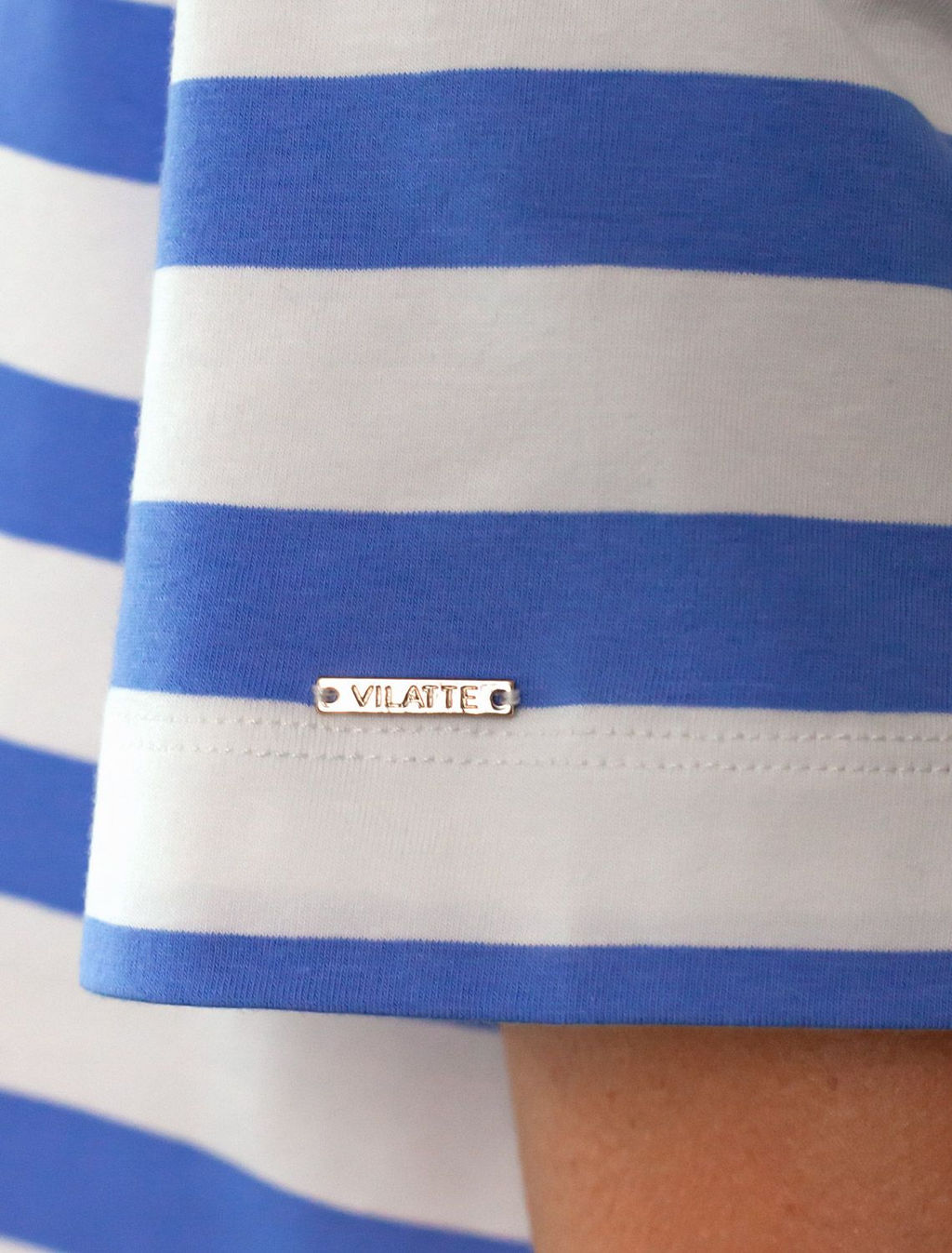 Футболка из премиального хлопка с эластаном - Vilatte фото 4