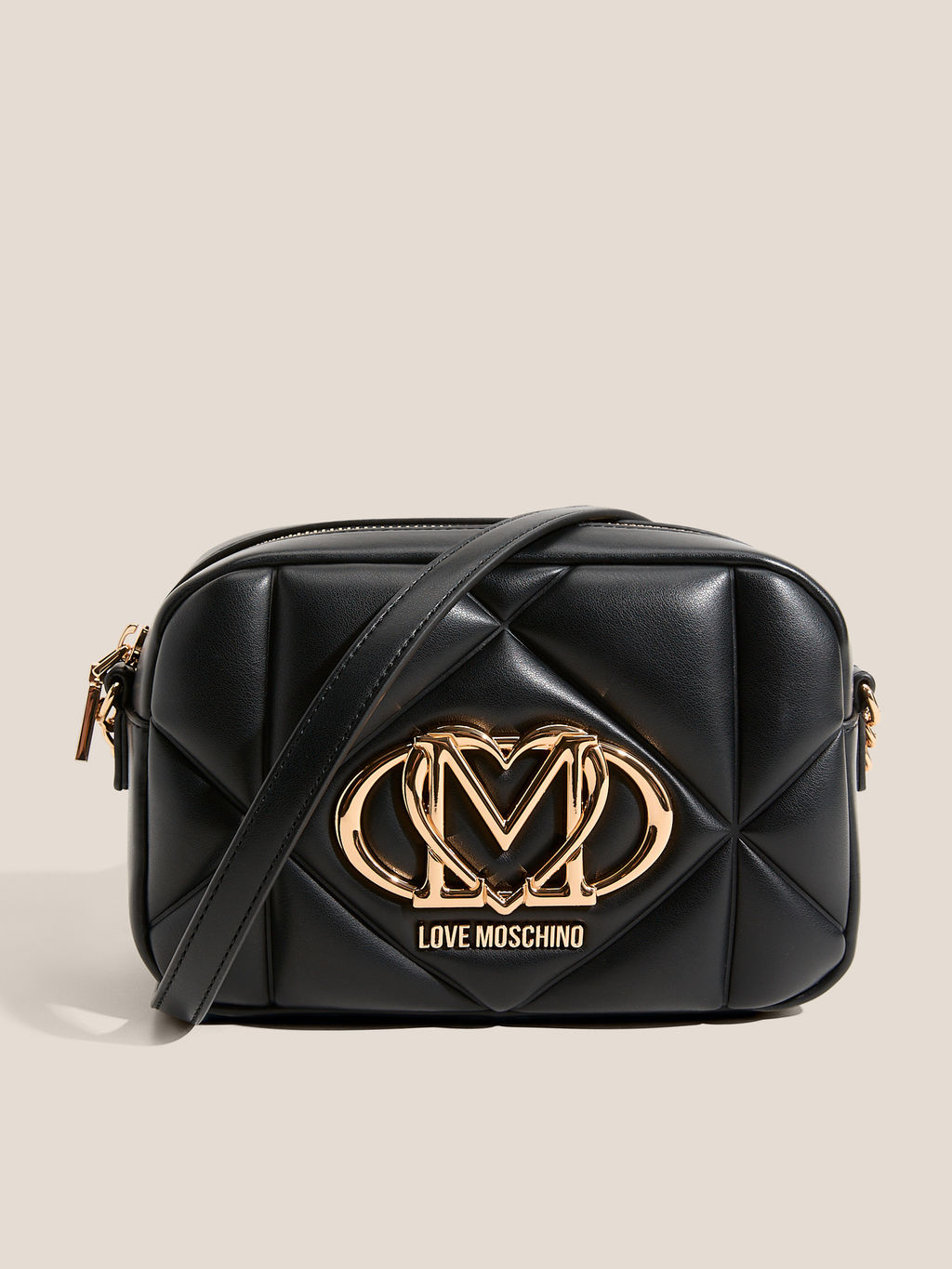 Кросс-боди LOVE MOSCHINO EMBOSSED Q Артикул 4561049, черный
