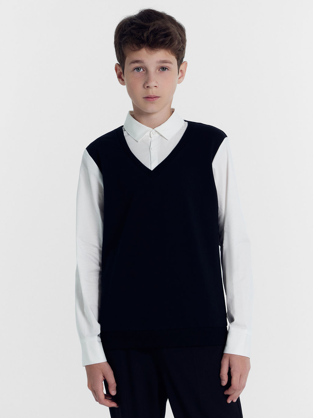Джемпер для мальчиков в черном цвете - Mark formelle фото 3