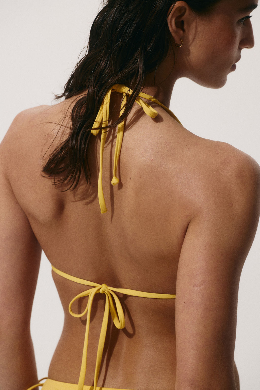Top de bikini triangular con relleno - H&m фото 13