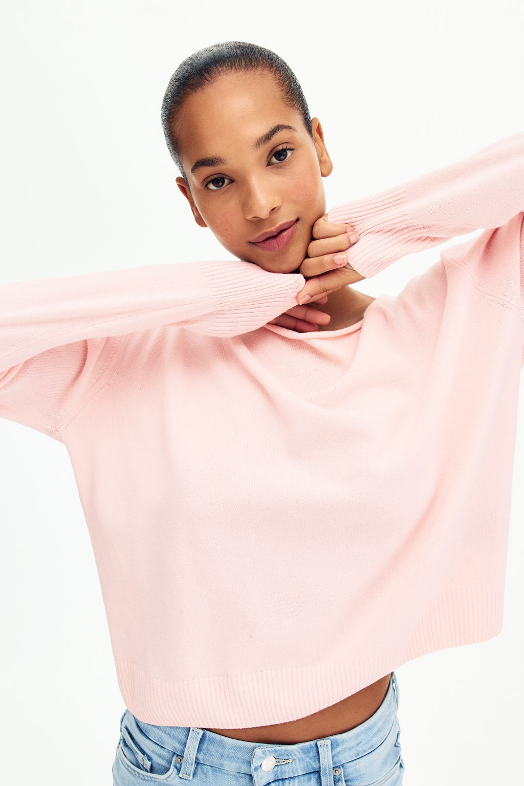 Jersey off-the-shoulder - H&m фото 8