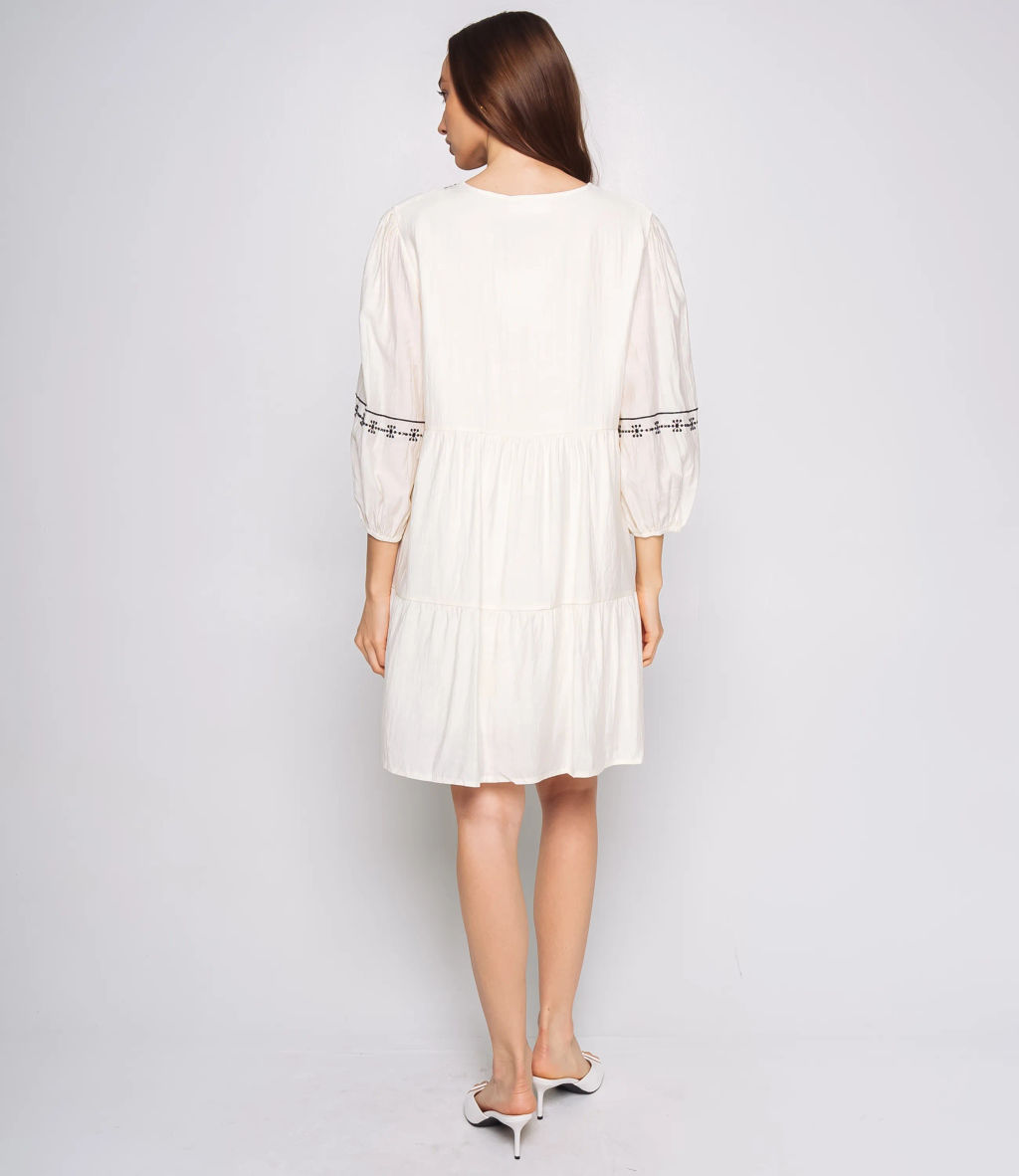 Платье #КТ88660, кремовый - Dommod фото 3