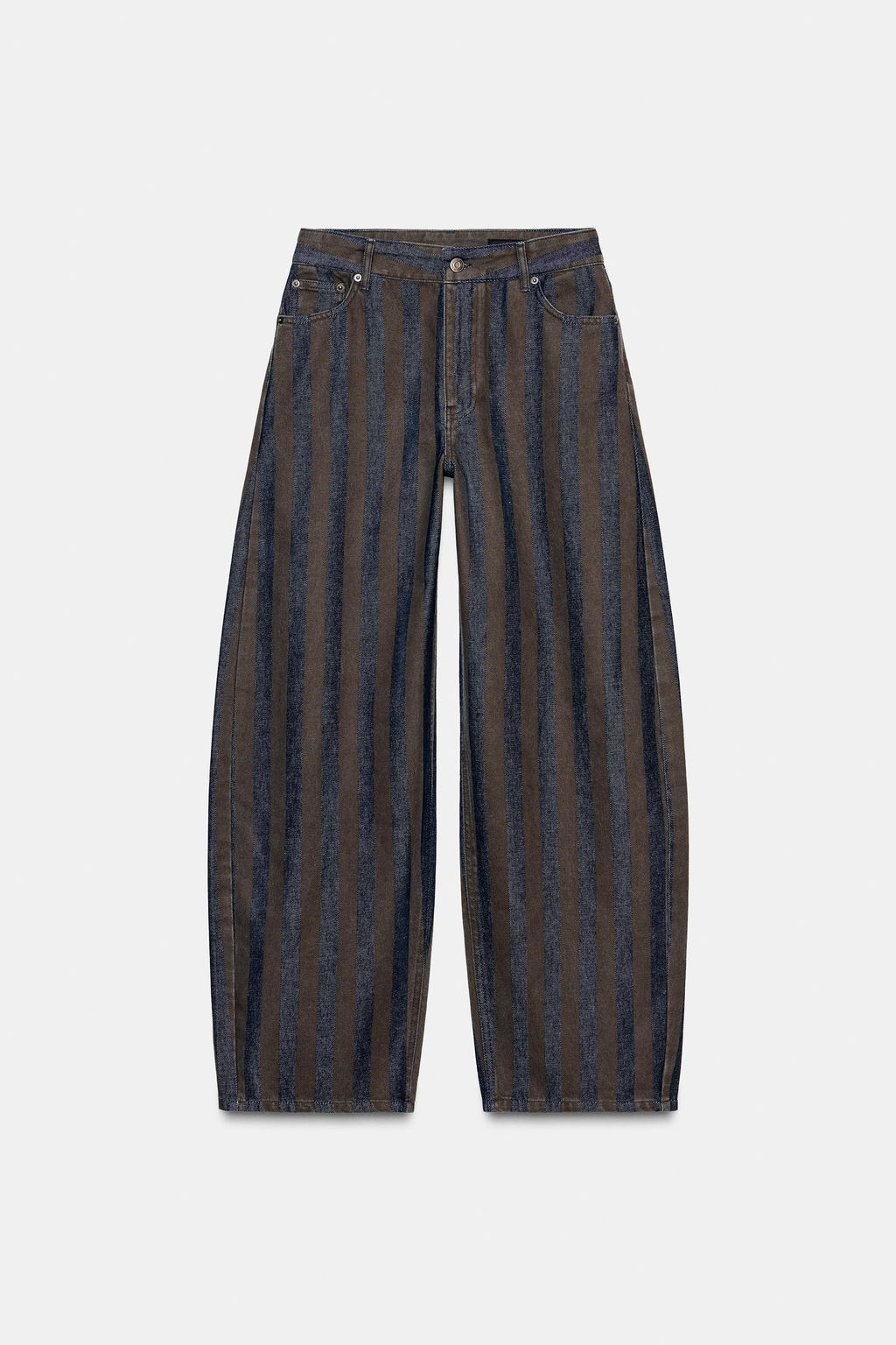 ZW COLLECTION BARREL MID-WAIST JEANS - Zara фото 12