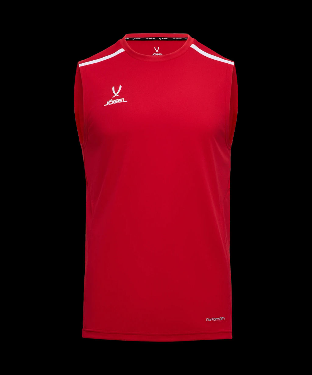 Майка тренировочная JOGEL DIVISION PerFormDRY Training Sleeveless, красный  фото 2