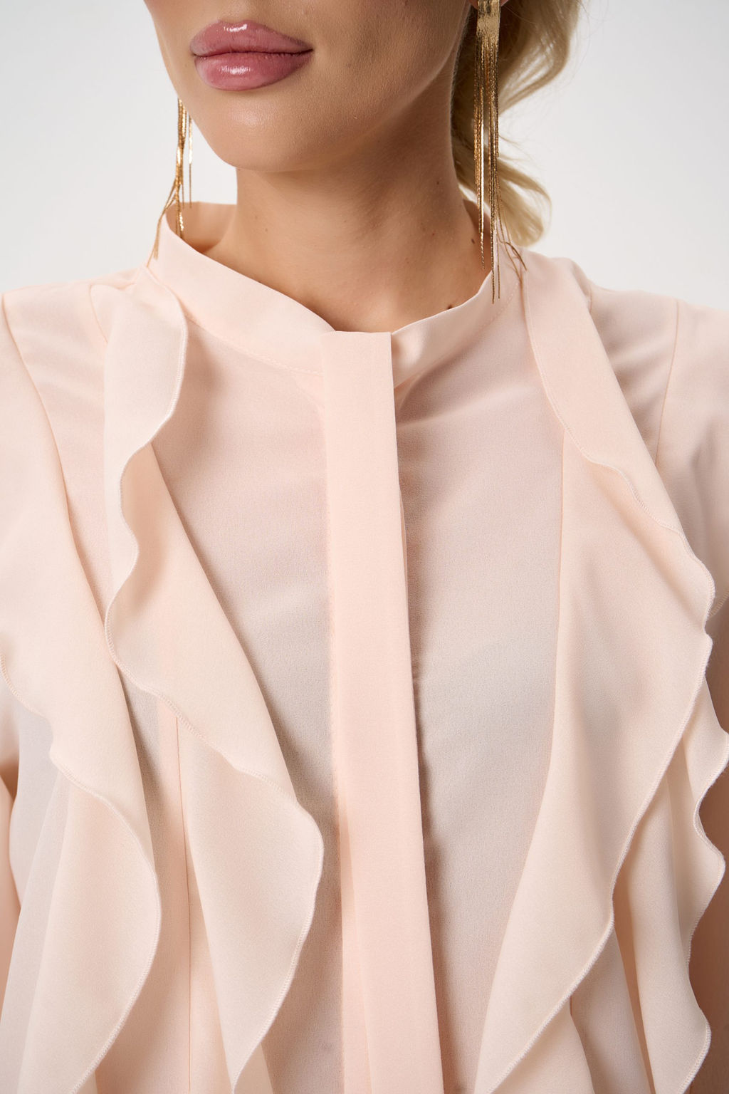 Рубашка Кристл (персиковый)