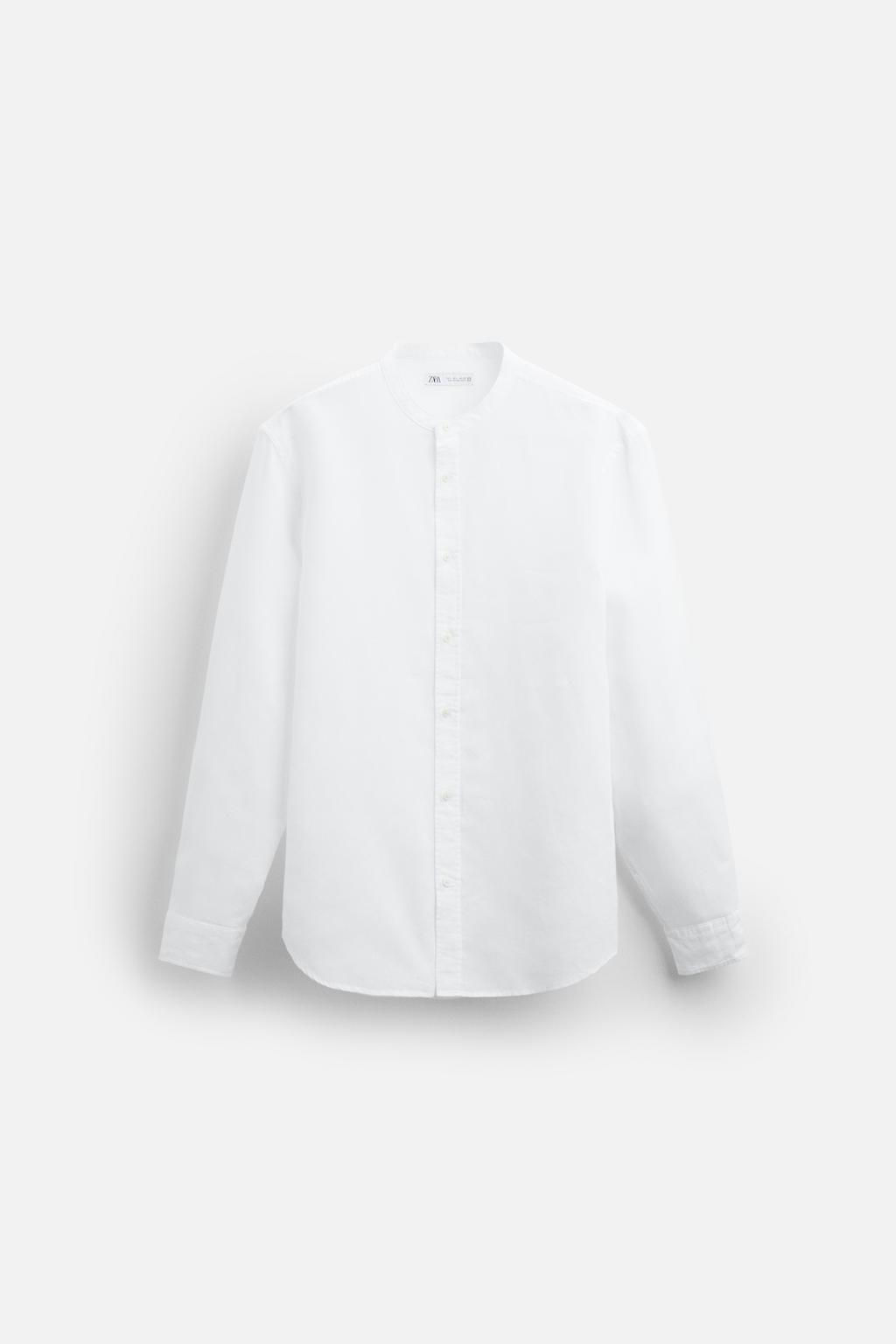 PAMUKLU KETEN GOMLEK - Zara фото 20