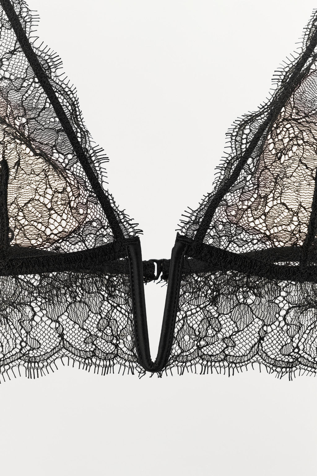 LACE TRIANGLE BRA - Zara фото 8