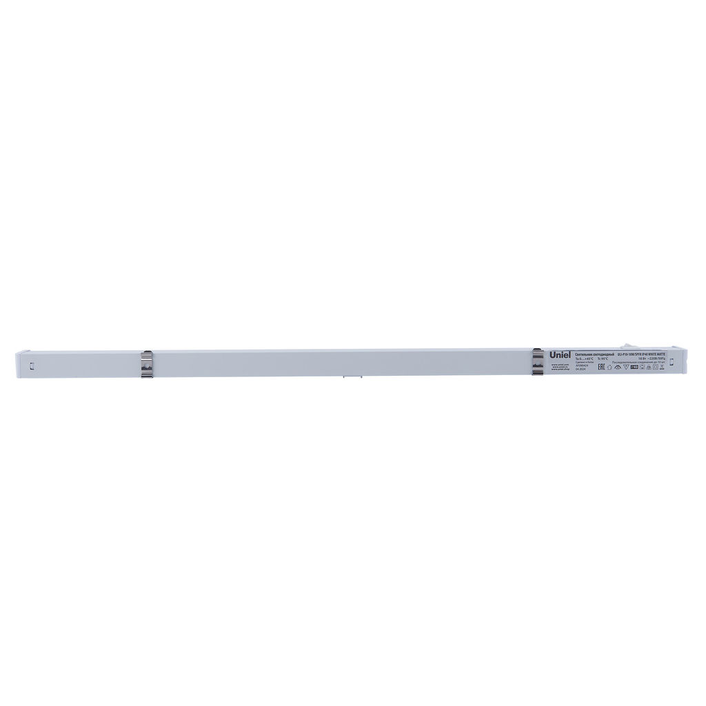 ULI-P10-18W/SPFR IP40 WHITE MATTE Светильник для растений светодиодный линейный, 560мм, выкл. на корпусе. Алюминий. Спектр для фотосинтеза. TM Uniel