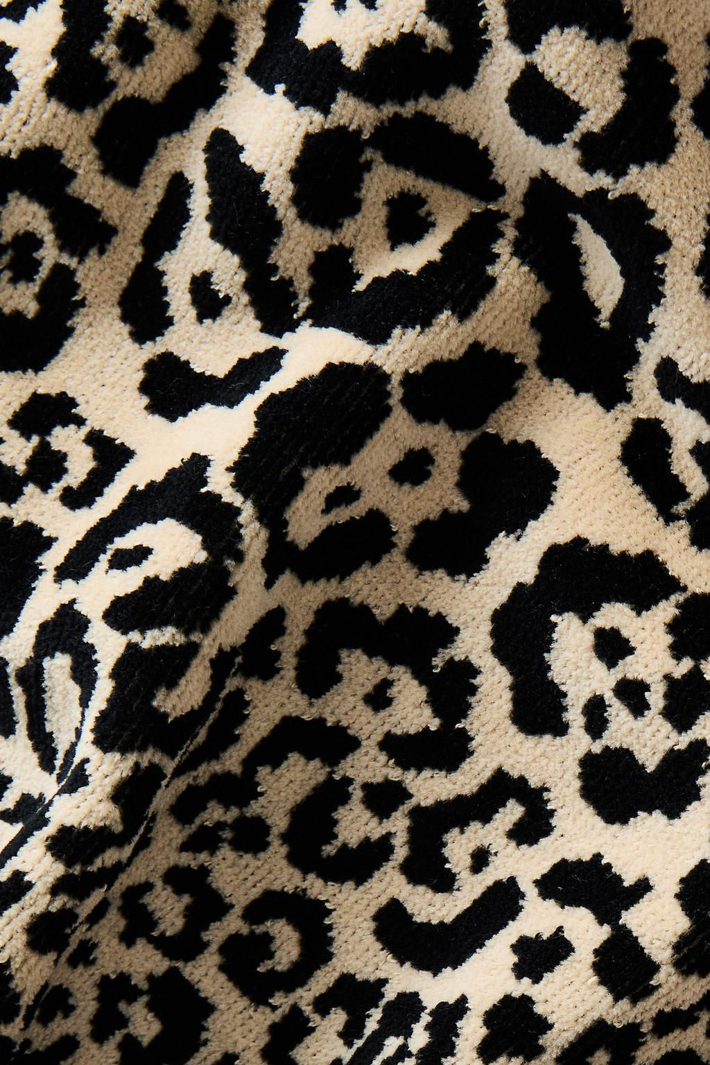 ANIMAL PRINT VELOUR BEACH TOWEL - Zara фото 5