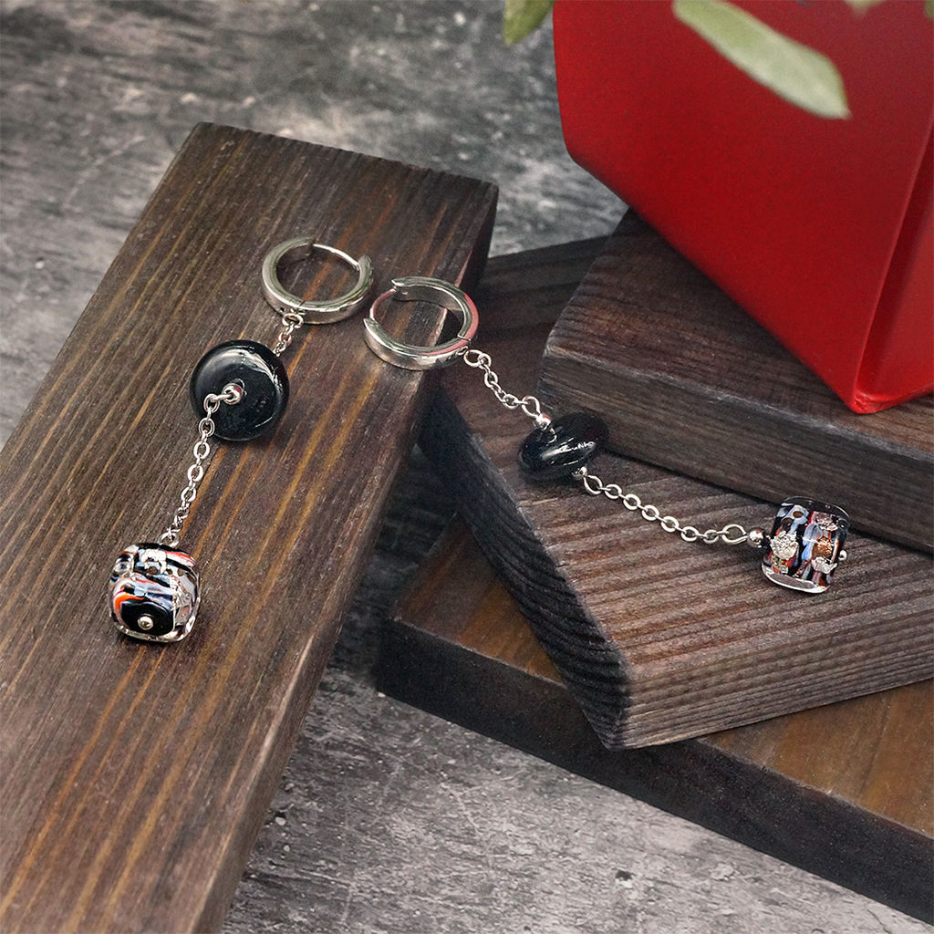 Серьги из муранского стекла TONIGHT LS3215 - Vloes фото 7