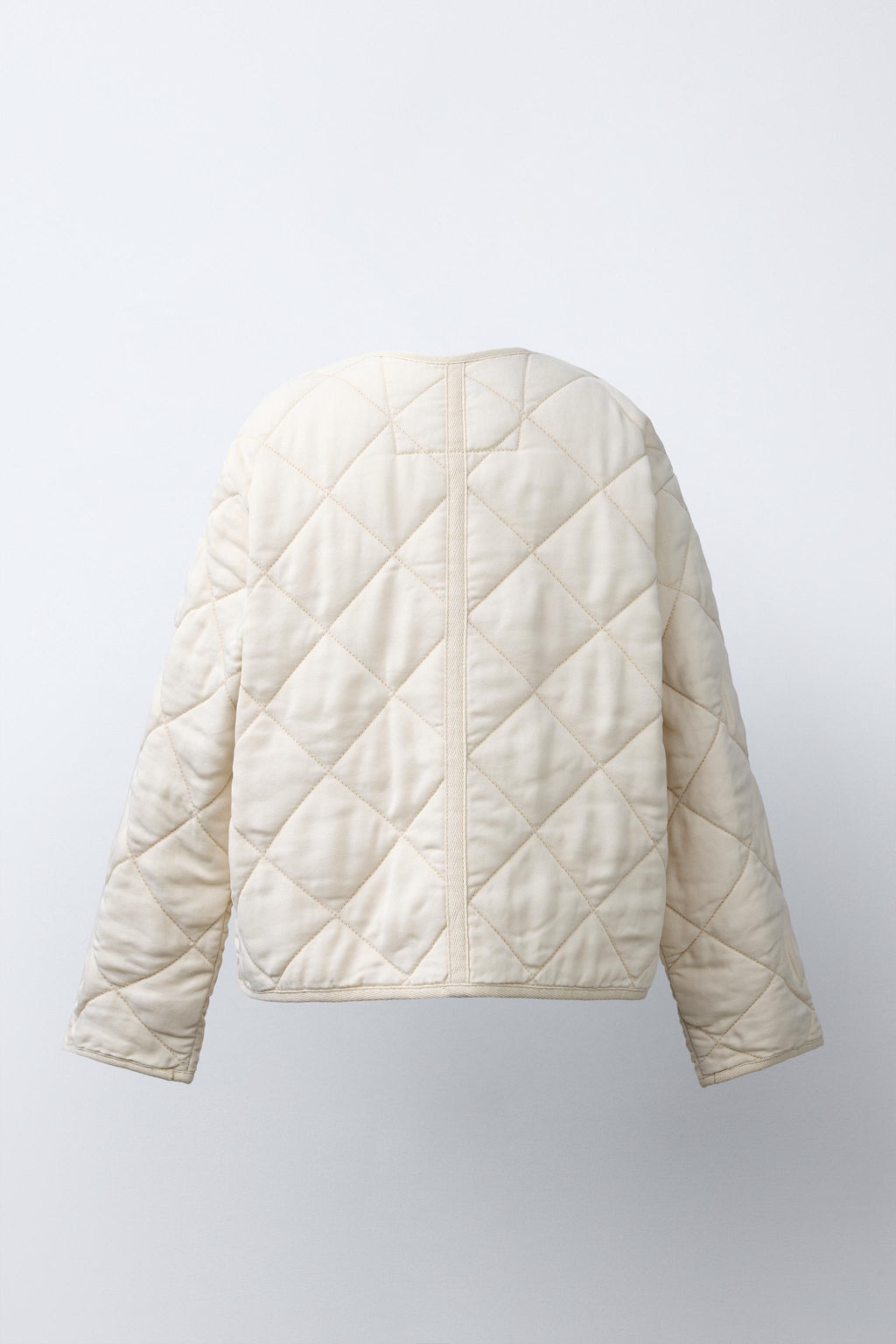 CAZADORA ACOLCHADA CREMALLERA / Crudo - Zara фото 5