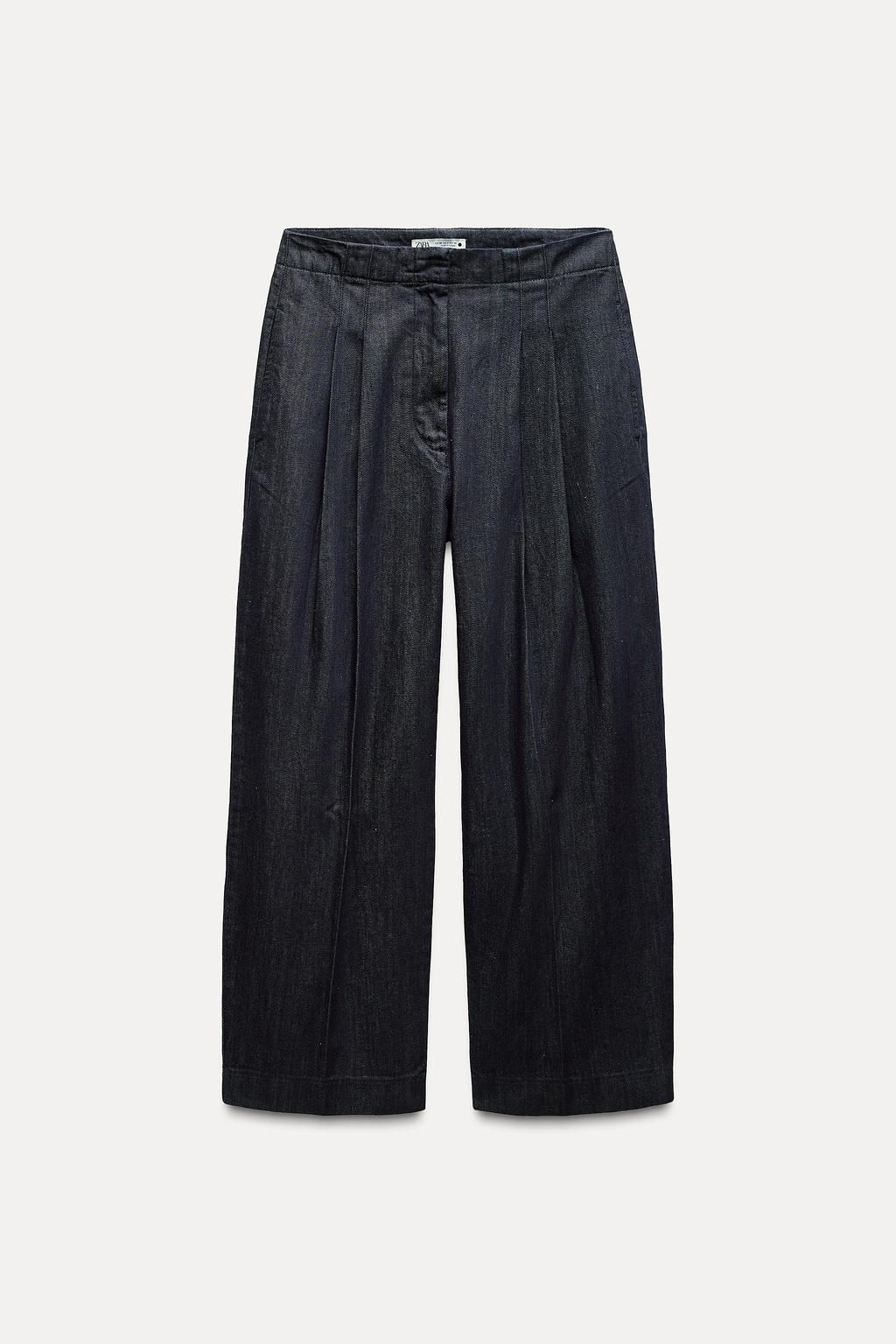 ZW COLLECTION TAPERED MID-RISE JEANS - Zara фото 2