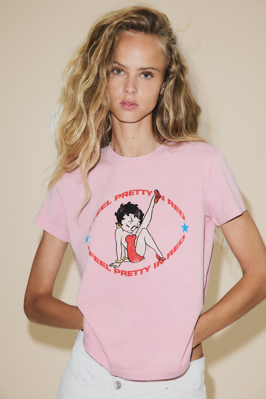 WASHED-EFFECT BETTY BOOP® T-SHIRT - Zara фото 2