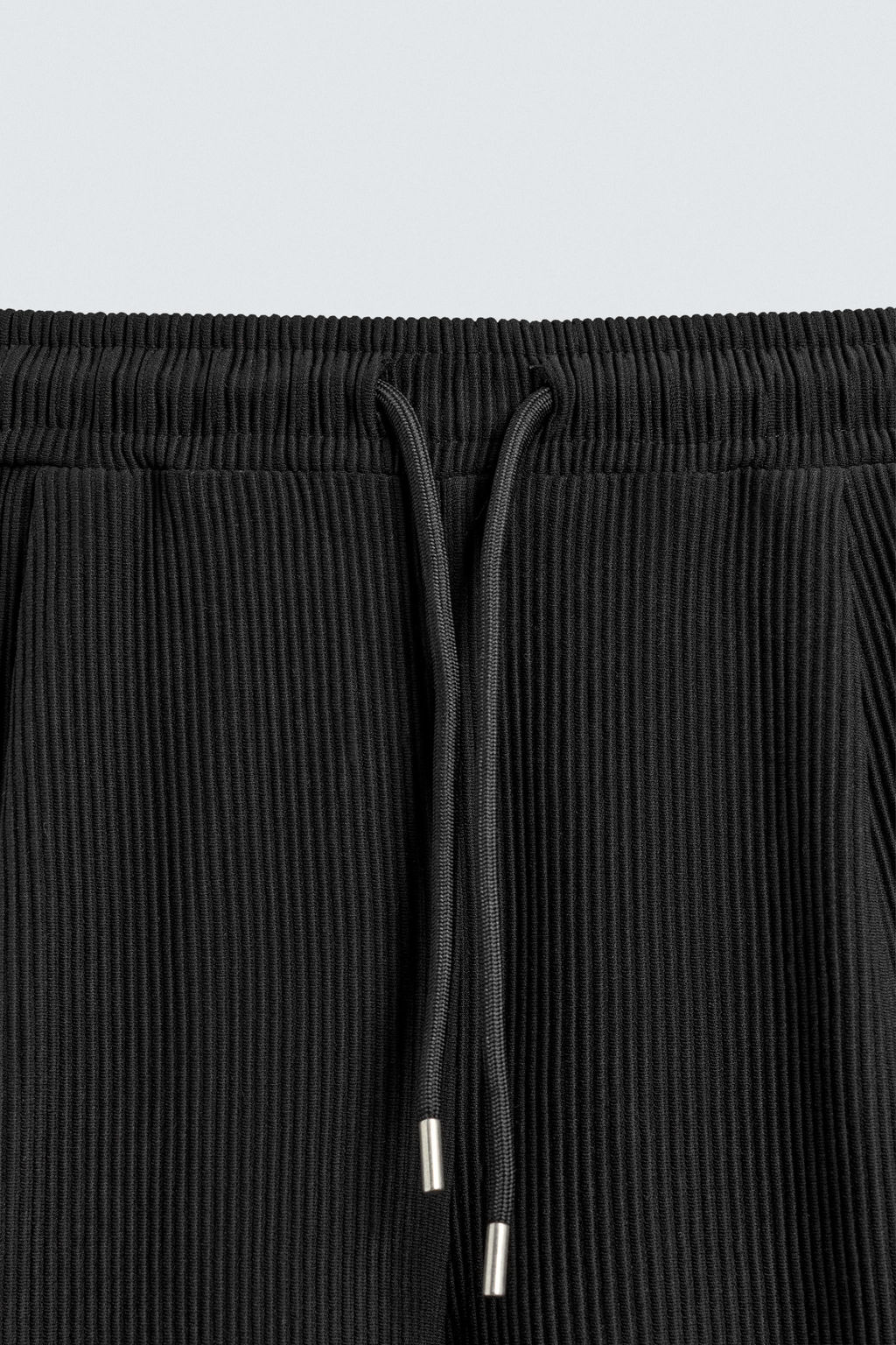 PANTAL?N RELAXED FIT OTOM?N PLIEGUES / Negro - Zara фото 9