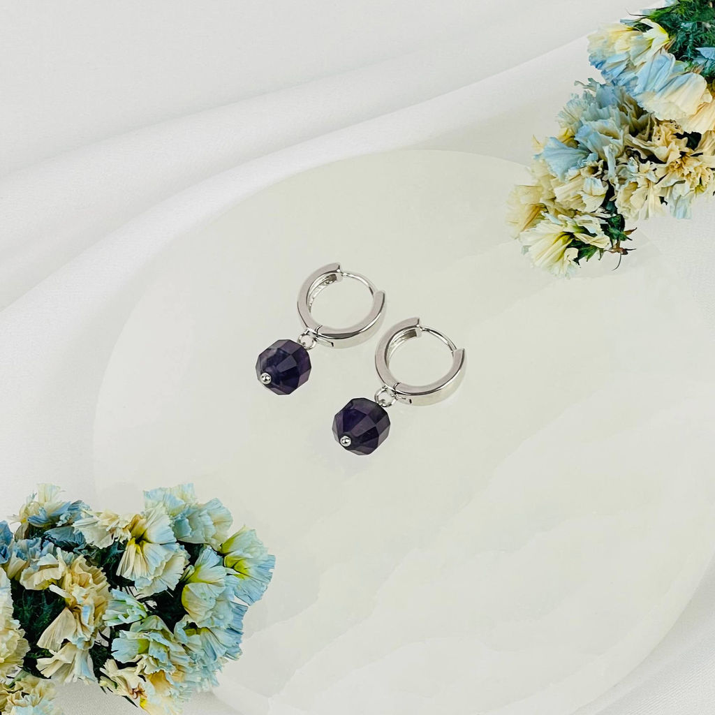 Серьги из Аметиста