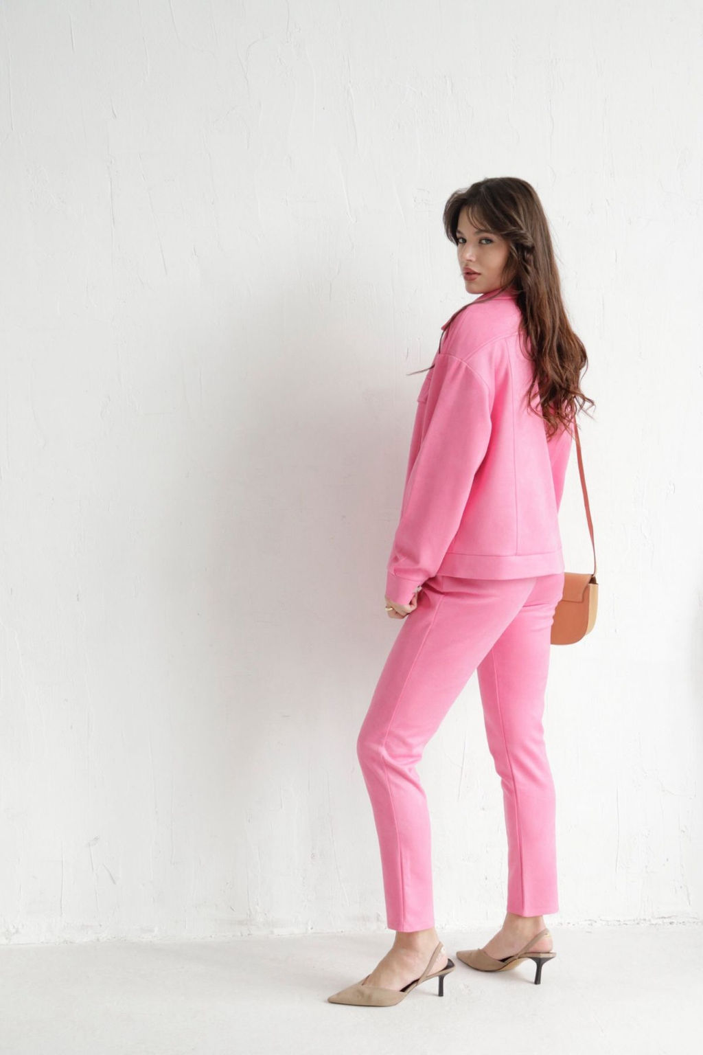 Martichelli Рубашка в стиле сафари розовая  фото 9