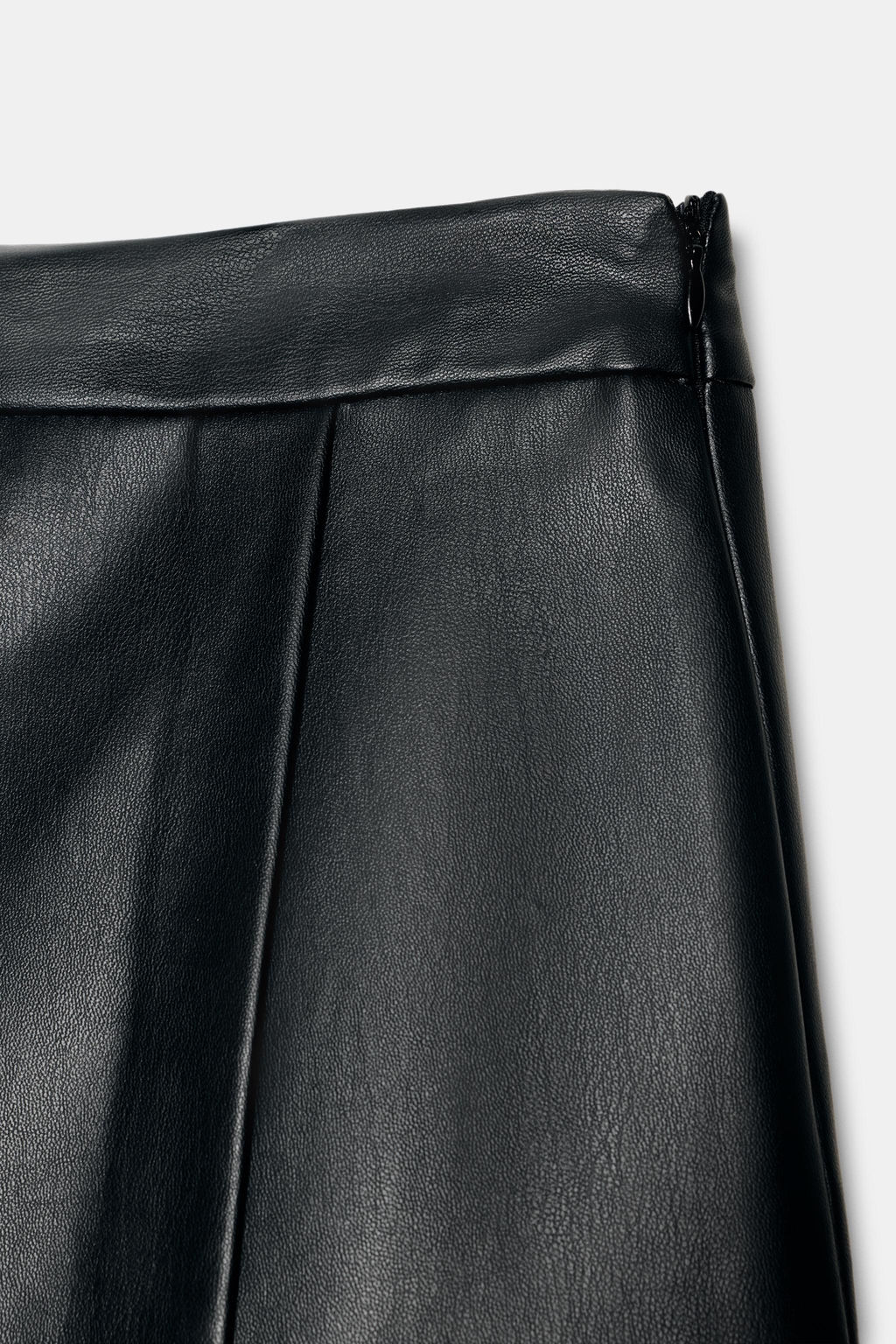 FAUX LEATHER WRAP SKORT - Zara фото 16