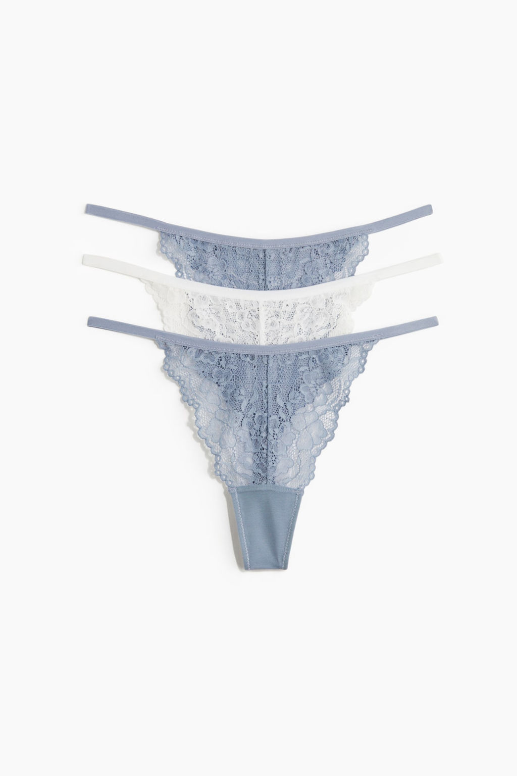 Pack de 3 bragas Thong de encaje - H&m фото 4