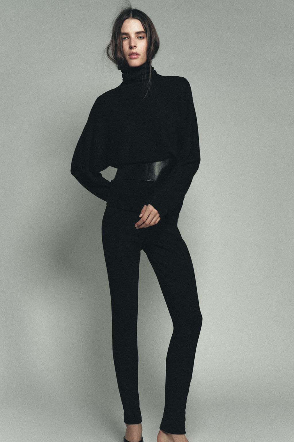 KNIT BATWING SLEEVE JUMPER