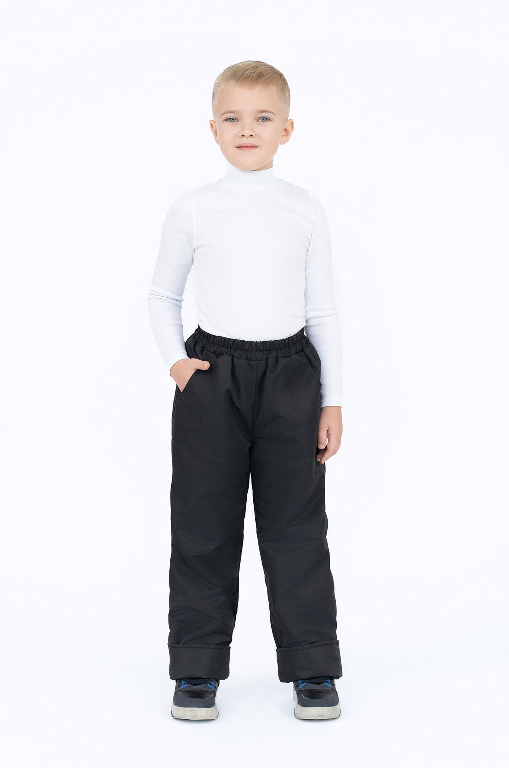 Брюки на поясе демисезонные розовые - Arctic kids фото 9