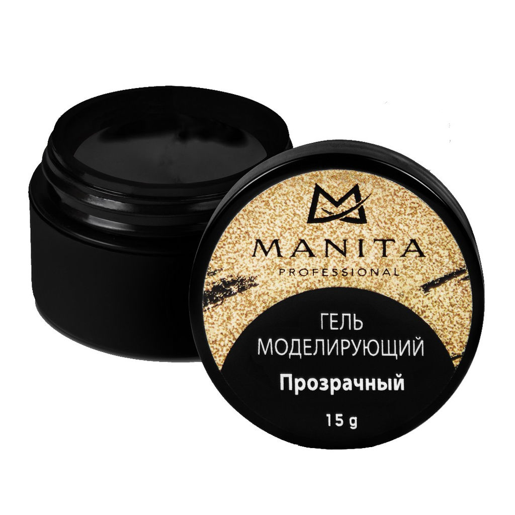 Manita Professional Однофазный моделирующий гель для наращивания №1, прозрачный, 15 г MP110139  фото 2