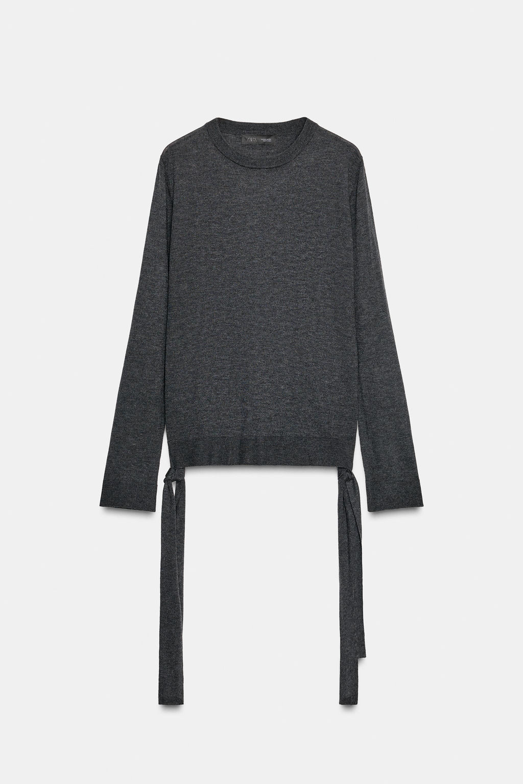 KNIT JUMPER WITH SIDE STRAPS - Zara фото 6