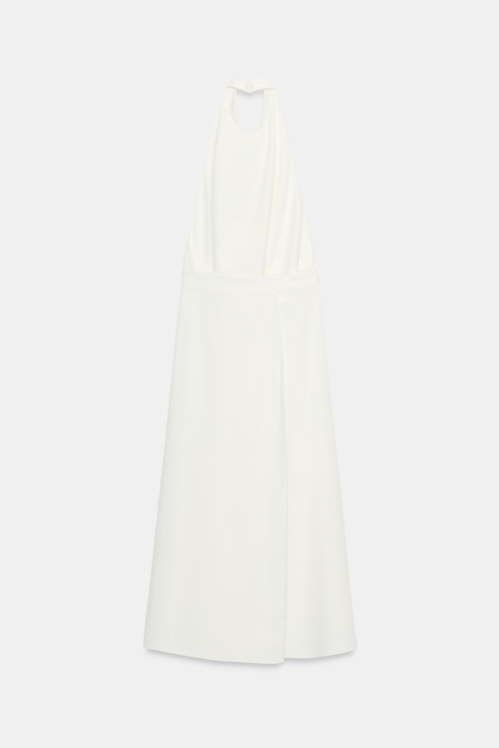 VESTIDO HALTER FLUIDO ZW COLLECTION / Blanco roto - Zara фото 9